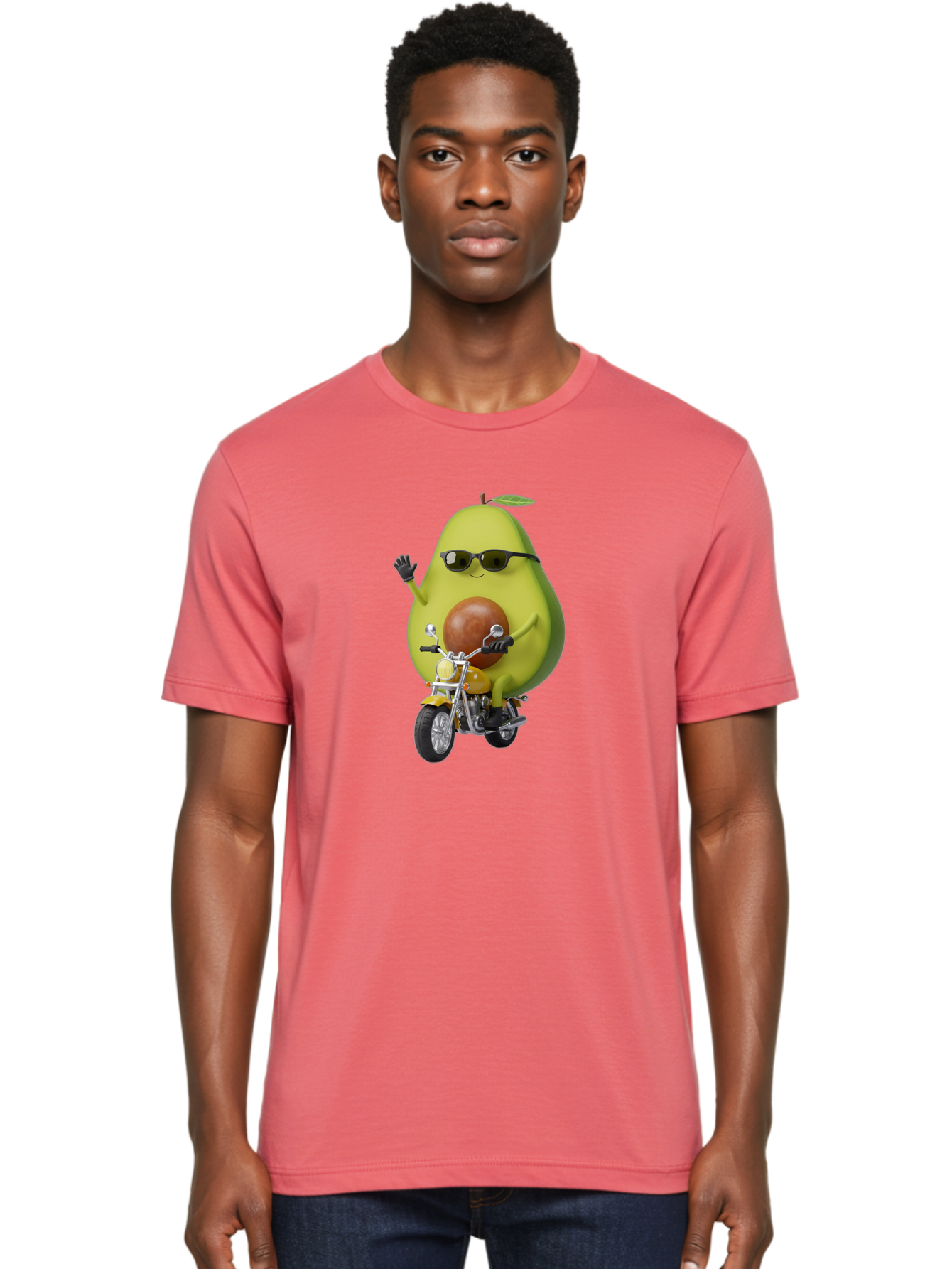 Avocado-Rider-1 Men'S Graphic Tee, 100% Cotton, Comfortable Casual Summer Wear, Machine Washable, Vintage Camera, Old Camera, Antique Camera, Black Camera, Classic Photography, Photography Equipment, Nostalgic Device, Film Camera, Camera Art Baj982 8
