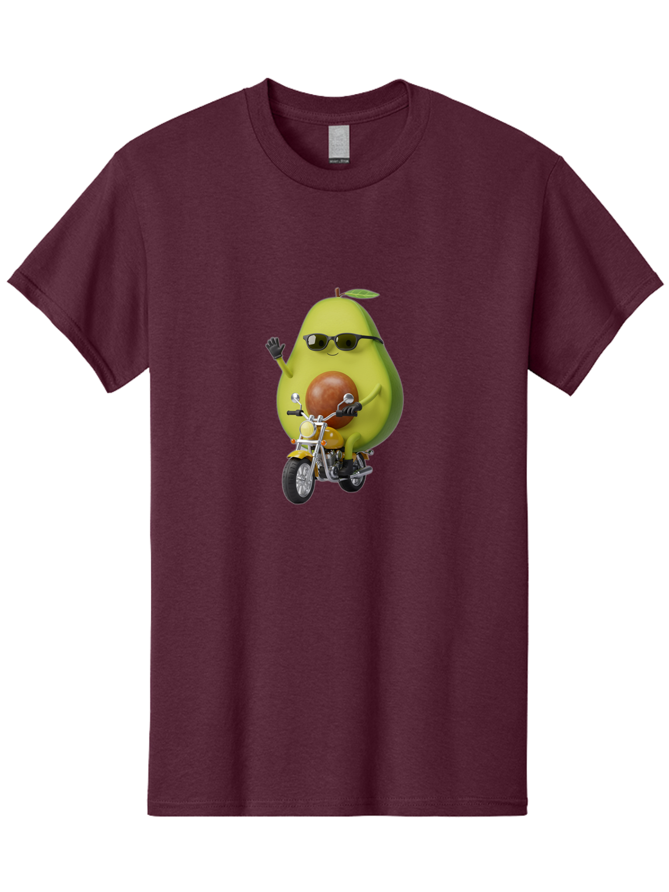 Avocado-Rider-1 Men'S Graphic Tee, 100% Cotton, Comfortable Casual Summer Wear, Machine Washable, Vintage Camera, Old Camera, Antique Camera, Black Camera, Classic Photography, Photography Equipment, Nostalgic Device, Film Camera, Camera Art Baj982 3