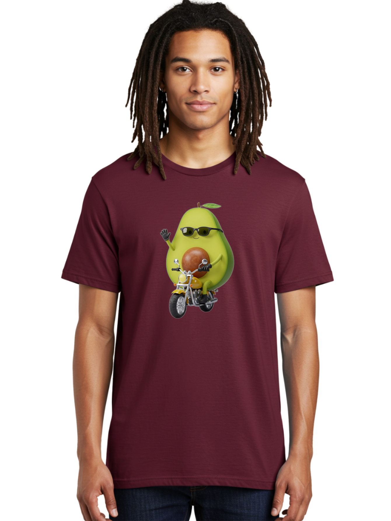 Avocado-Rider-1 Men'S Graphic Tee, 100% Cotton, Comfortable Casual Summer Wear, Machine Washable, Vintage Camera, Old Camera, Antique Camera, Black Camera, Classic Photography, Photography Equipment, Nostalgic Device, Film Camera, Camera Art Baj982 4