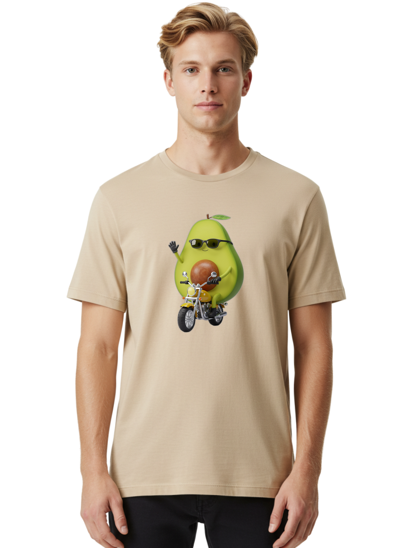 Avocado-Rider-1 Men'S Graphic Tee, 100% Cotton, Comfortable Casual Summer Wear, Machine Washable, Vintage Camera, Old Camera, Antique Camera, Black Camera, Classic Photography, Photography Equipment, Nostalgic Device, Film Camera, Camera Art Baj982 22