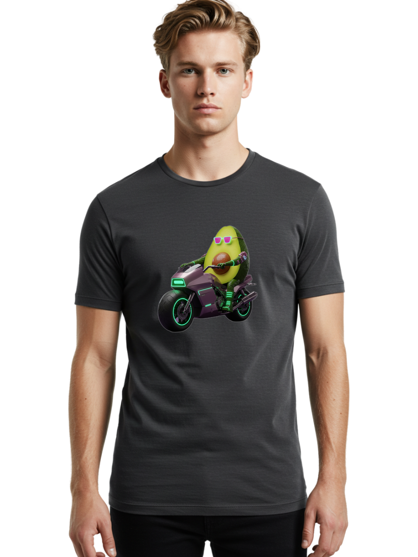 Avocado-Rider Men'S Graphic Tee, 100% Cotton, Comfortable Casual Summer Wear, Machine Washable, Vintage Camera, Old Camera, Antique Camera, Black Camera, Classic Photography, Photography Equipment, Nostalgic Device, Film Camera, Camera Art Baj983 4