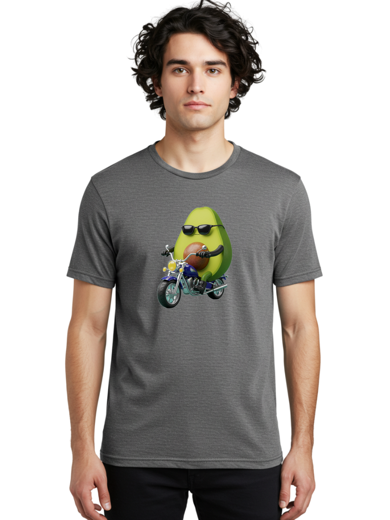 Avocado-Riding-Motorcycle Men'S Graphic Tee, 100% Cotton, Comfortable Casual Summer Wear, Machine Washable, Vintage Camera, Old Camera, Antique Camera, Black Camera, Classic Photography, Photography Equipment, Nostalgic Device, Film Camera, Baj984 24