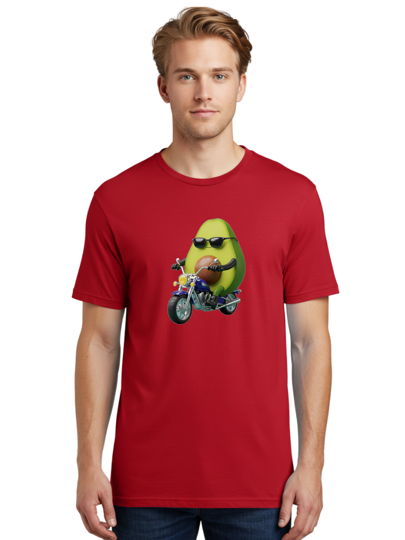 Avocado-Riding-Motorcycle Men'S Graphic Tee, 100% Cotton, Comfortable Casual Summer Wear, Machine Washable, Vintage Camera, Old Camera, Antique Camera, Black Camera, Classic Photography, Photography Equipment, Nostalgic Device, Film Camera, Baj984 4