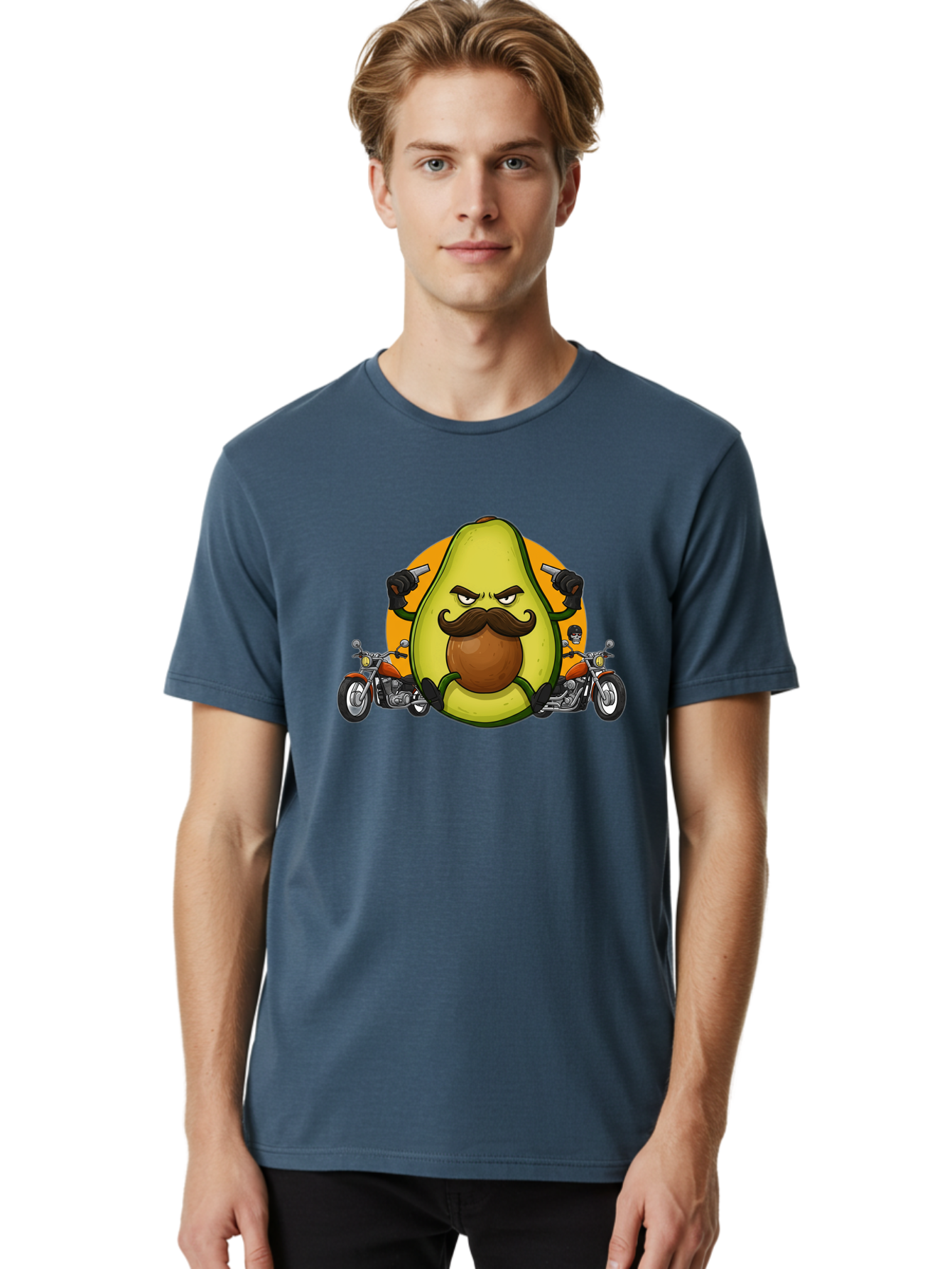 Avocado-With-Mustache Men'S Graphic Tee, 100% Cotton, Comfortable Casual Summer Wear, Machine Washable, Vintage Camera, Old Camera, Antique Camera, Black Camera, Classic Photography, Photography Equipment, Nostalgic Device, Film Camera, Baj985 8