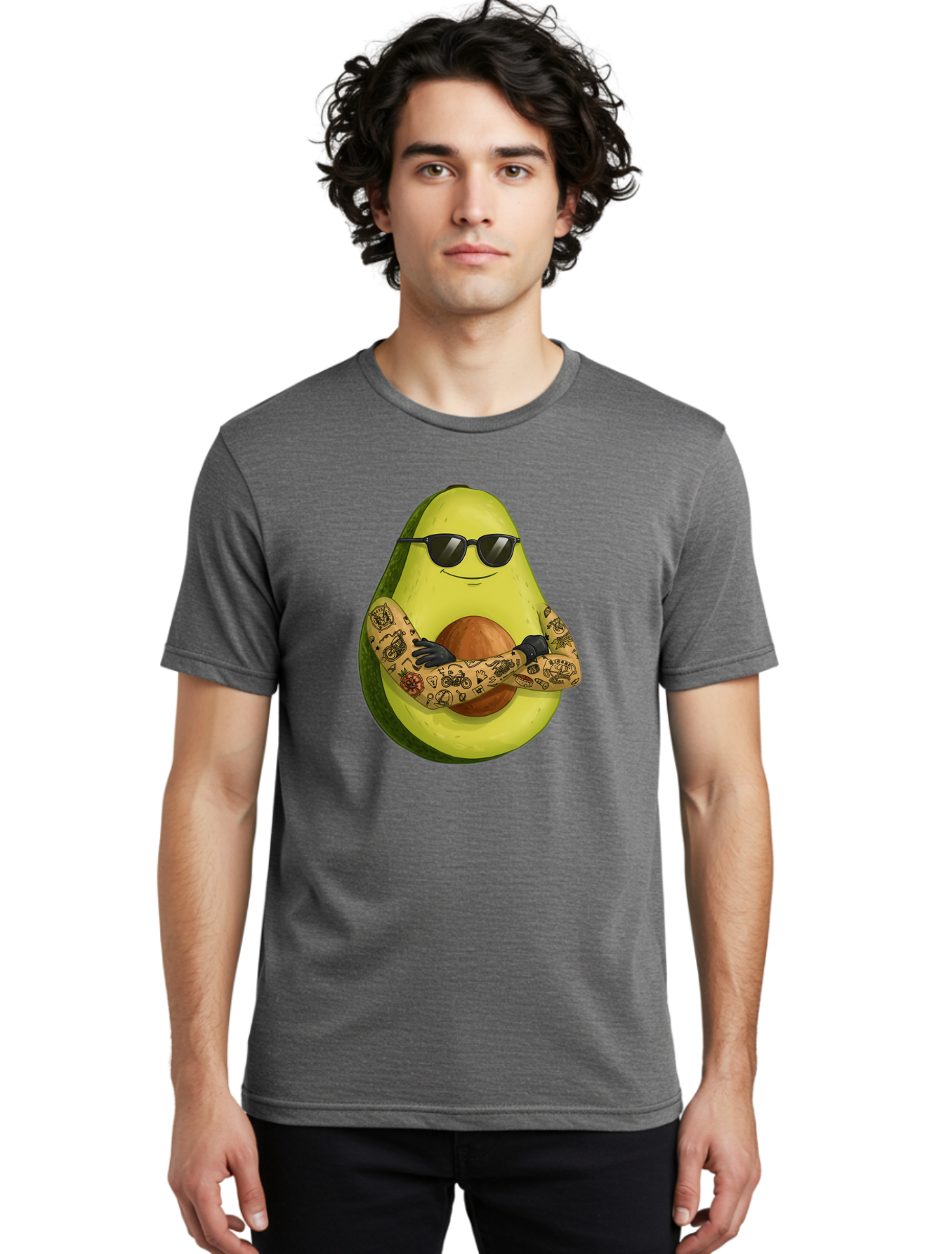 Avocado Men'S Graphic Tee, 100% Cotton, Comfortable Casual Summer Wear, Machine Washable, Vintage Camera, Old Camera, Antique Camera, Black Camera, Classic Photography, Photography Equipment, Nostalgic Device, Film Camera, Camera Art Baj986 8
