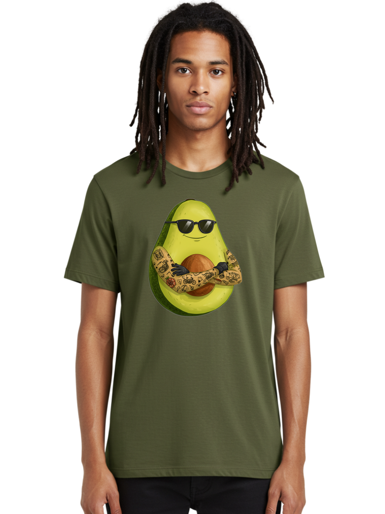Avocado Men'S Graphic Tee, 100% Cotton, Comfortable Casual Summer Wear, Machine Washable, Vintage Camera, Old Camera, Antique Camera, Black Camera, Classic Photography, Photography Equipment, Nostalgic Device, Film Camera, Camera Art Baj986 10