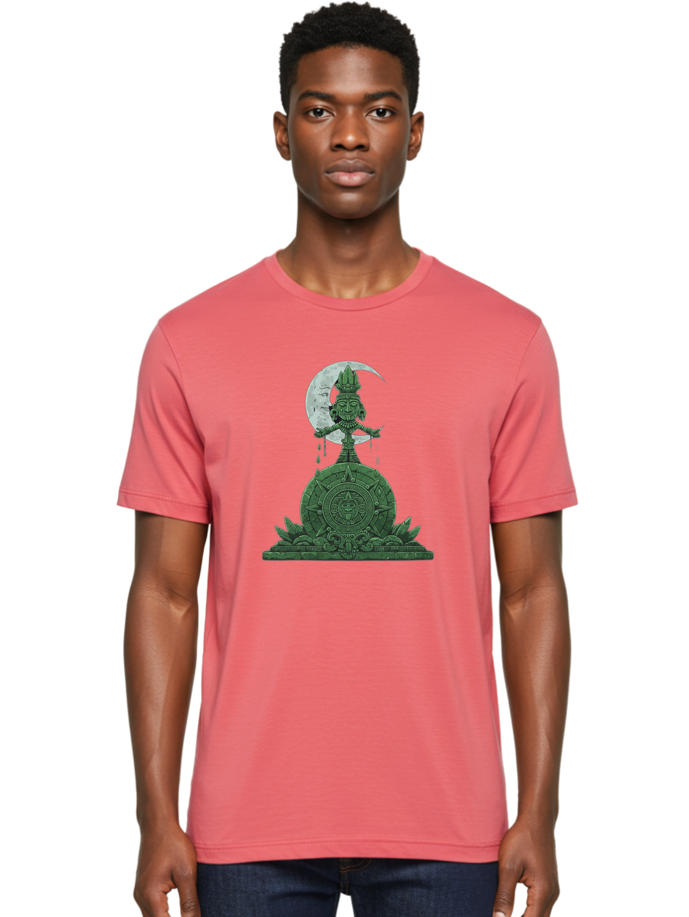 Aztec-Calendar-Statue Men'S Graphic Tee, 100% Cotton, Comfortable Casual Summer Wear, Machine Washable, Vintage Camera, Old Camera, Antique Camera, Black Camera, Classic Photography, Photography Equipment, Nostalgic Device, Film Camera, Baj988 6