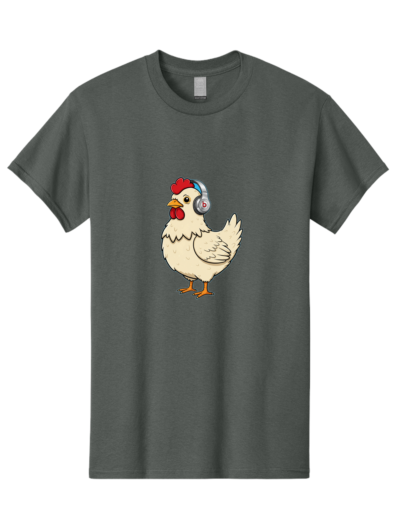 B-Headphones-Chicken Men'S Graphic Tee, 100% Cotton, Comfortable Casual Summer Wear, Machine Washable, Vintage Camera, Old Camera, Antique Camera, Black Camera, Classic Photography, Photography Equipment, Nostalgic Device, Film Camera, Baj990 17