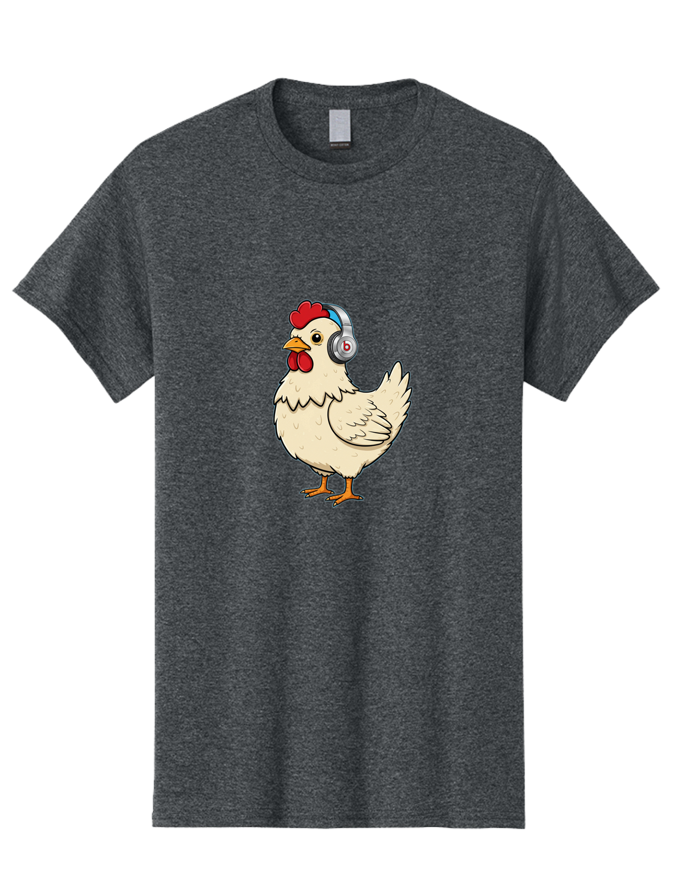 B-Headphones-Chicken Men'S Graphic Tee, 100% Cotton, Comfortable Casual Summer Wear, Machine Washable, Vintage Camera, Old Camera, Antique Camera, Black Camera, Classic Photography, Photography Equipment, Nostalgic Device, Film Camera, Baj990 15