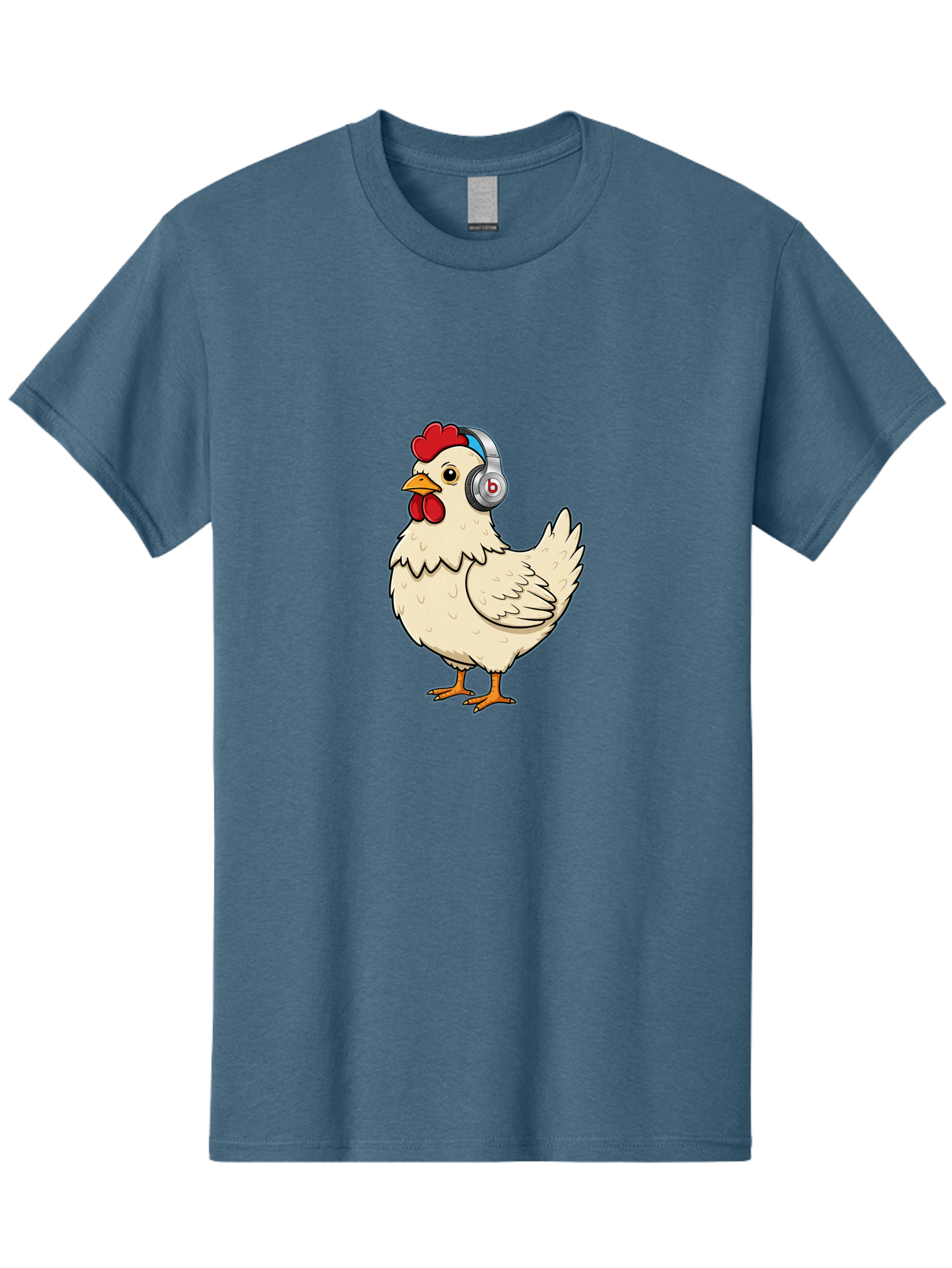 B-Headphones-Chicken Men'S Graphic Tee, 100% Cotton, Comfortable Casual Summer Wear, Machine Washable, Vintage Camera, Old Camera, Antique Camera, Black Camera, Classic Photography, Photography Equipment, Nostalgic Device, Film Camera, Baj990 25