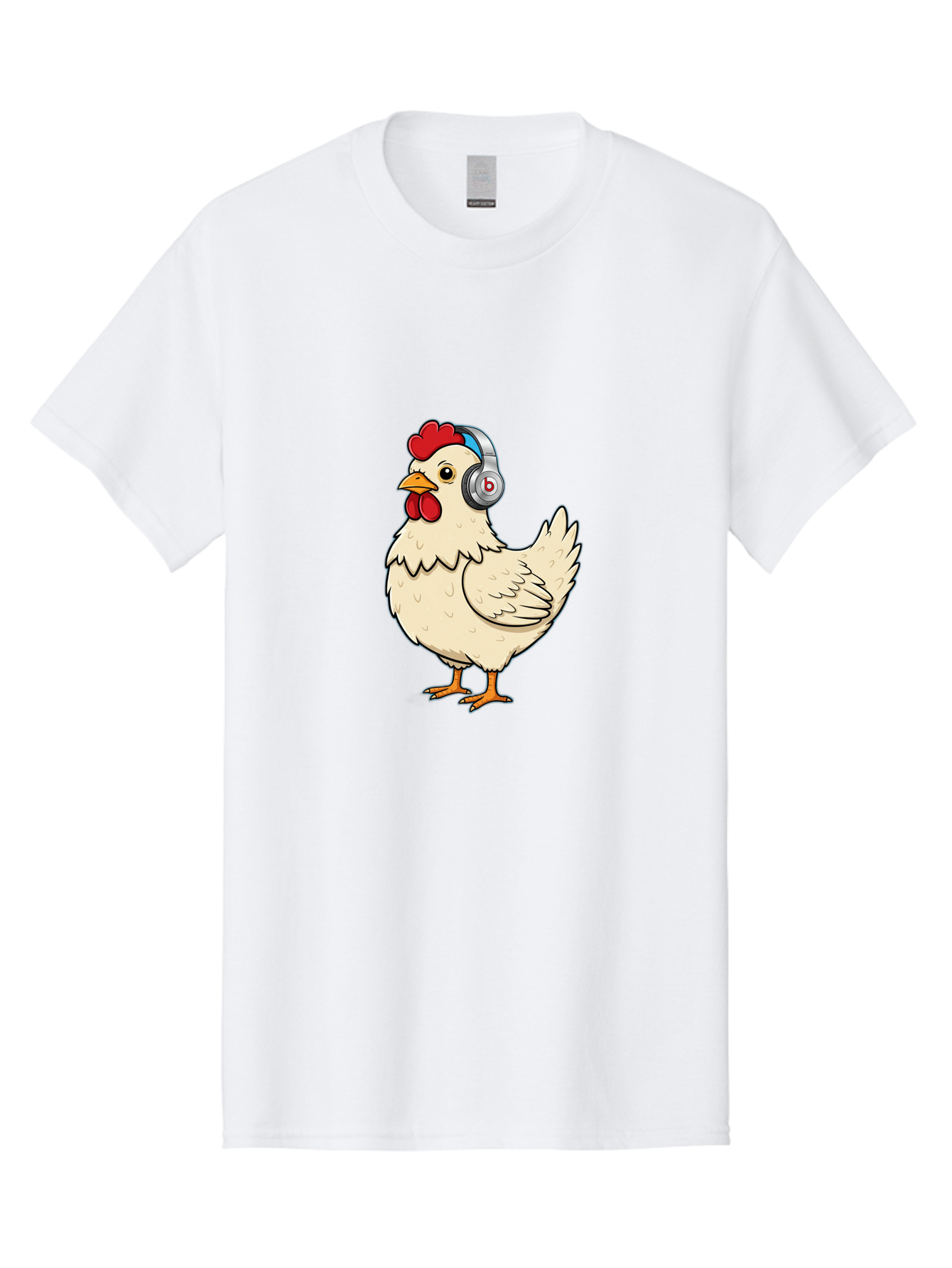 B-Headphones-Chicken Men'S Graphic Tee, 100% Cotton, Comfortable Casual Summer Wear, Machine Washable, Vintage Camera, Old Camera, Antique Camera, Black Camera, Classic Photography, Photography Equipment, Nostalgic Device, Film Camera, Baj990 11