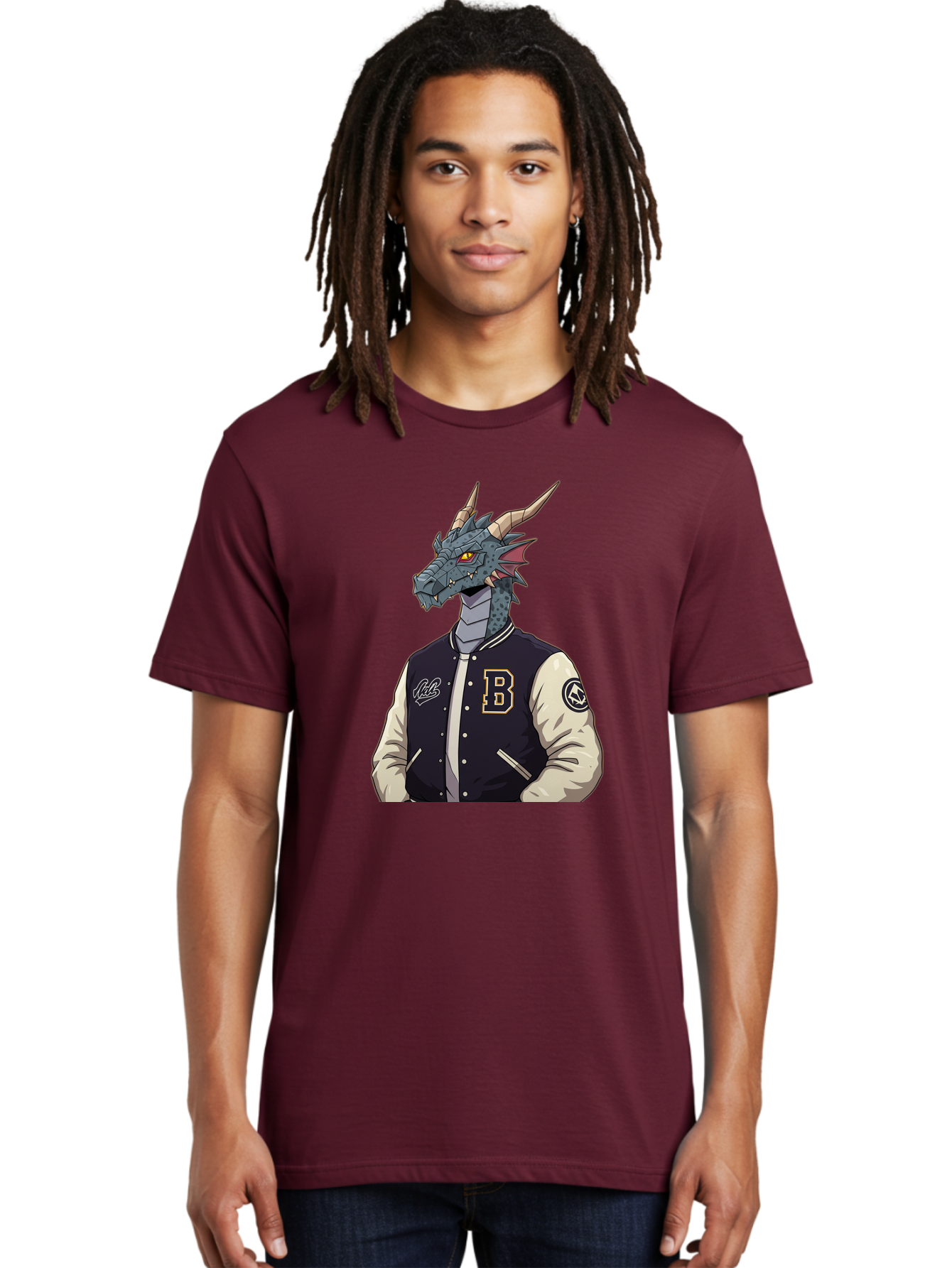B-Letter-Jacket-Dragon Men'S Graphic Tee, 100% Cotton, Comfortable Casual Summer Wear, Machine Washable, Vintage Camera, Old Camera, Antique Camera, Black Camera, Classic Photography, Photography Equipment, Nostalgic Device, Film Camera, Baj992 18