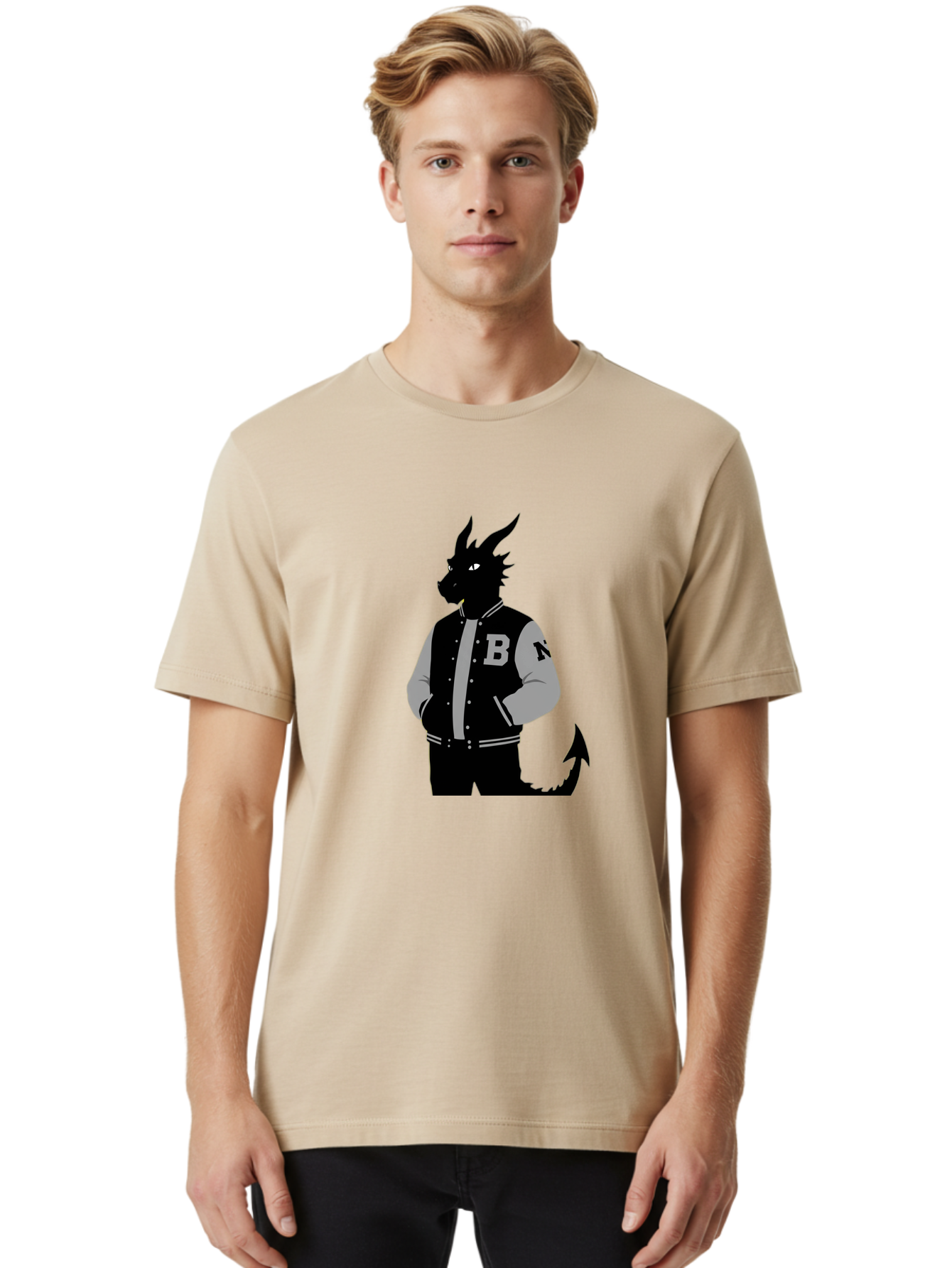 B-Lettermark-Dragon Men'S Graphic Tee, 100% Cotton, Comfortable Casual Summer Wear, Machine Washable, Vintage Camera, Old Camera, Antique Camera, Black Camera, Classic Photography, Photography Equipment, Nostalgic Device, Film Camera, Baj995 26