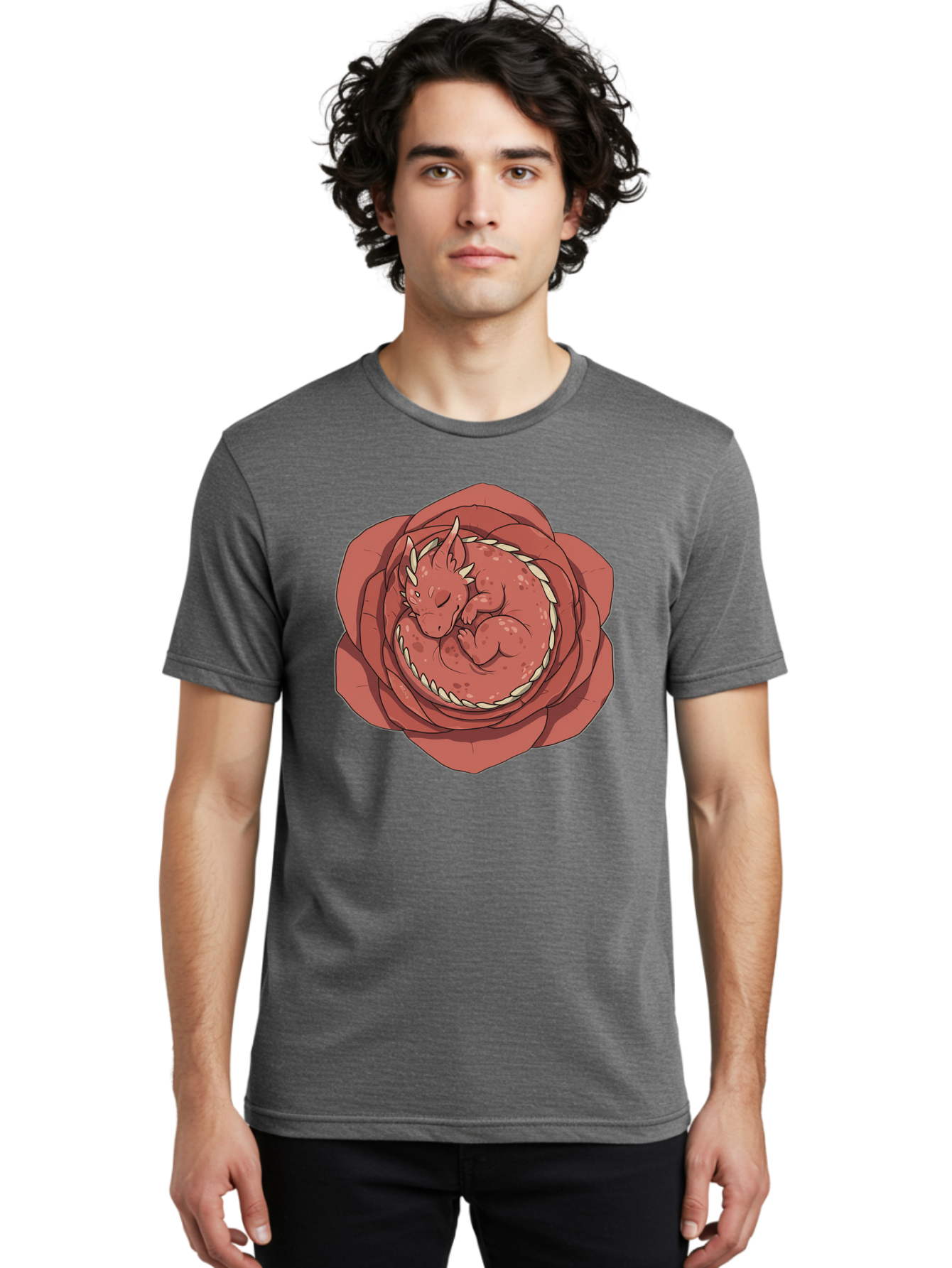 Baby-Dragon-In-Flower Men'S Graphic Tee, 100% Cotton, Comfortable Casual Summer Wear, Machine Washable, Vintage Camera, Old Camera, Antique Camera, Black Camera, Classic Photography, Photography Equipment, Nostalgic Device, Film Camera, Baj996 24
