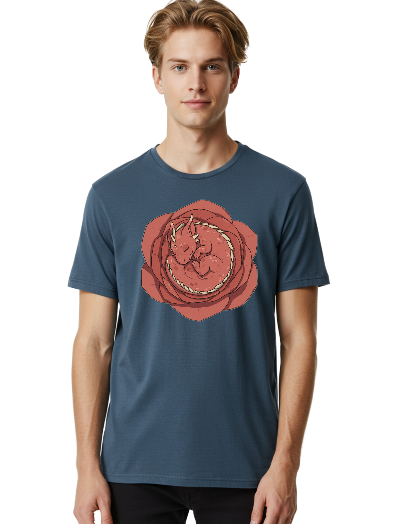 Baby-Dragon-In-Flower Men'S Graphic Tee, 100% Cotton, Comfortable Casual Summer Wear, Machine Washable, Vintage Camera, Old Camera, Antique Camera, Black Camera, Classic Photography, Photography Equipment, Nostalgic Device, Film Camera, Baj996 18