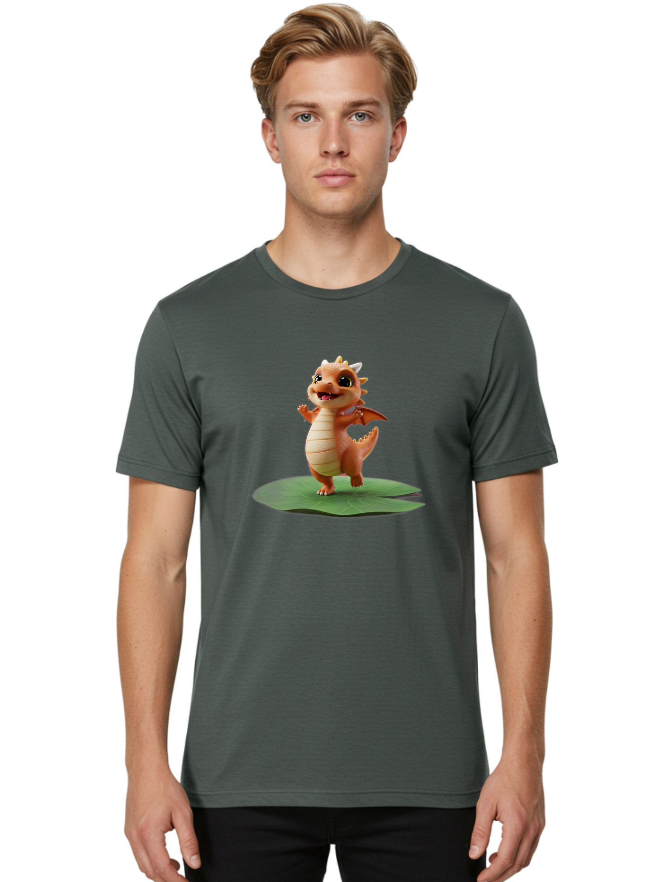 Baby-Dragon-Leaf Men'S Graphic Tee, 100% Cotton, Comfortable Casual Summer Wear, Machine Washable, Vintage Camera, Old Camera, Antique Camera, Black Camera, Classic Photography, Photography Equipment, Nostalgic Device, Film Camera, Camera Art Baj997 24