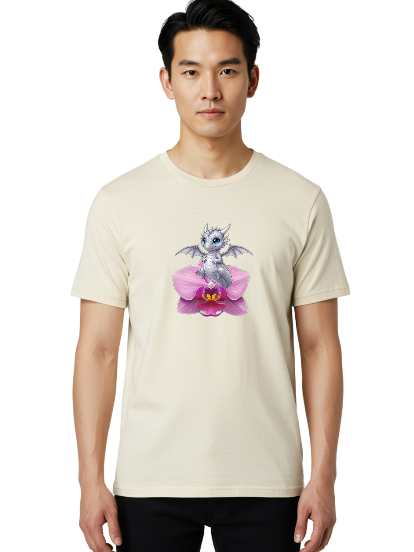 Baby-Dragon-On-Orchid Men'S Graphic Tee, 100% Cotton, Comfortable Casual Summer Wear, Machine Washable, Vintage Camera, Old Camera, Antique Camera, Black Camera, Classic Photography, Photography Equipment, Nostalgic Device, Film Camera, Baj998 24