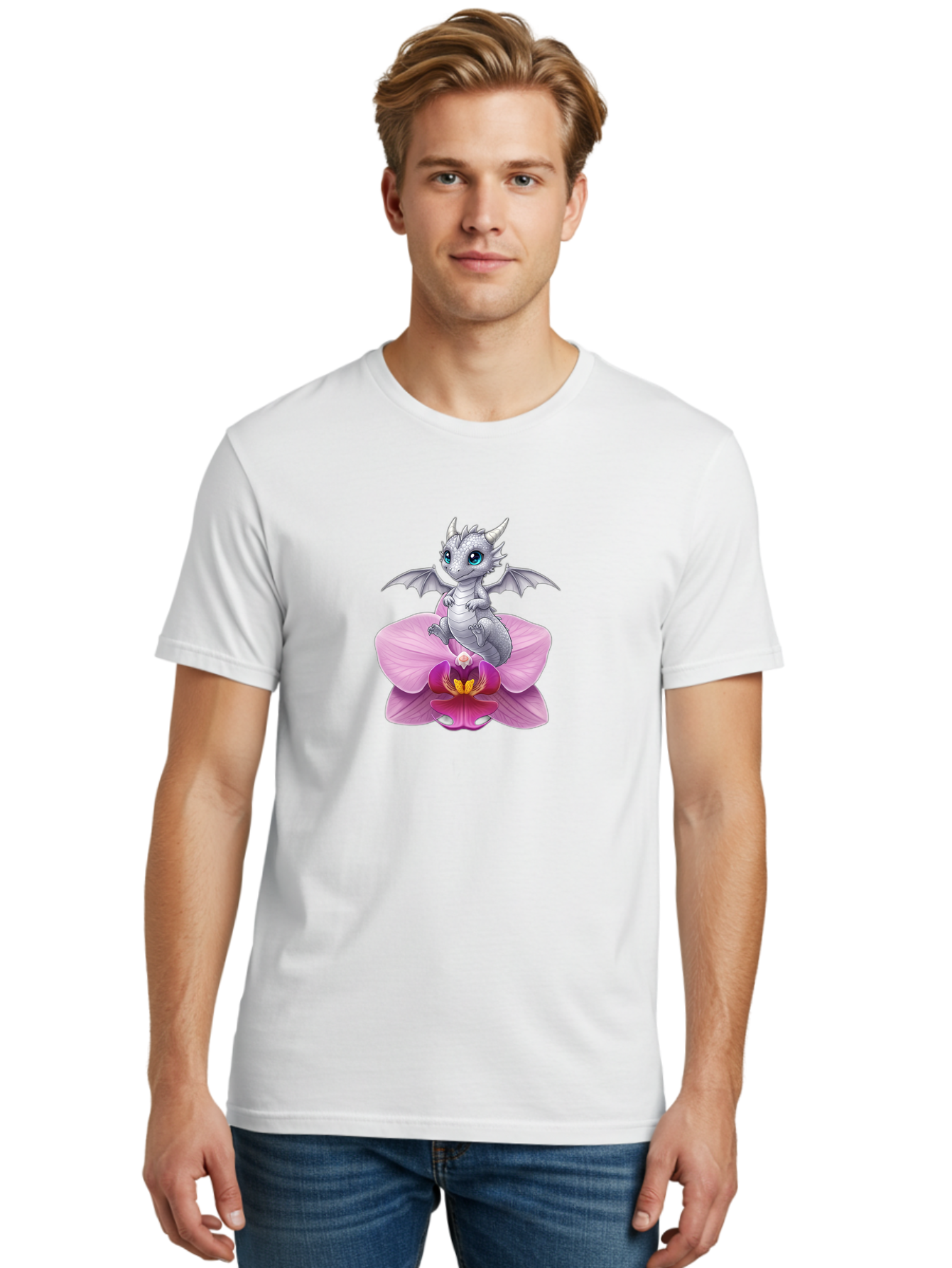 Baby-Dragon-On-Orchid Men'S Graphic Tee, 100% Cotton, Comfortable Casual Summer Wear, Machine Washable, Vintage Camera, Old Camera, Antique Camera, Black Camera, Classic Photography, Photography Equipment, Nostalgic Device, Film Camera, Baj998 30