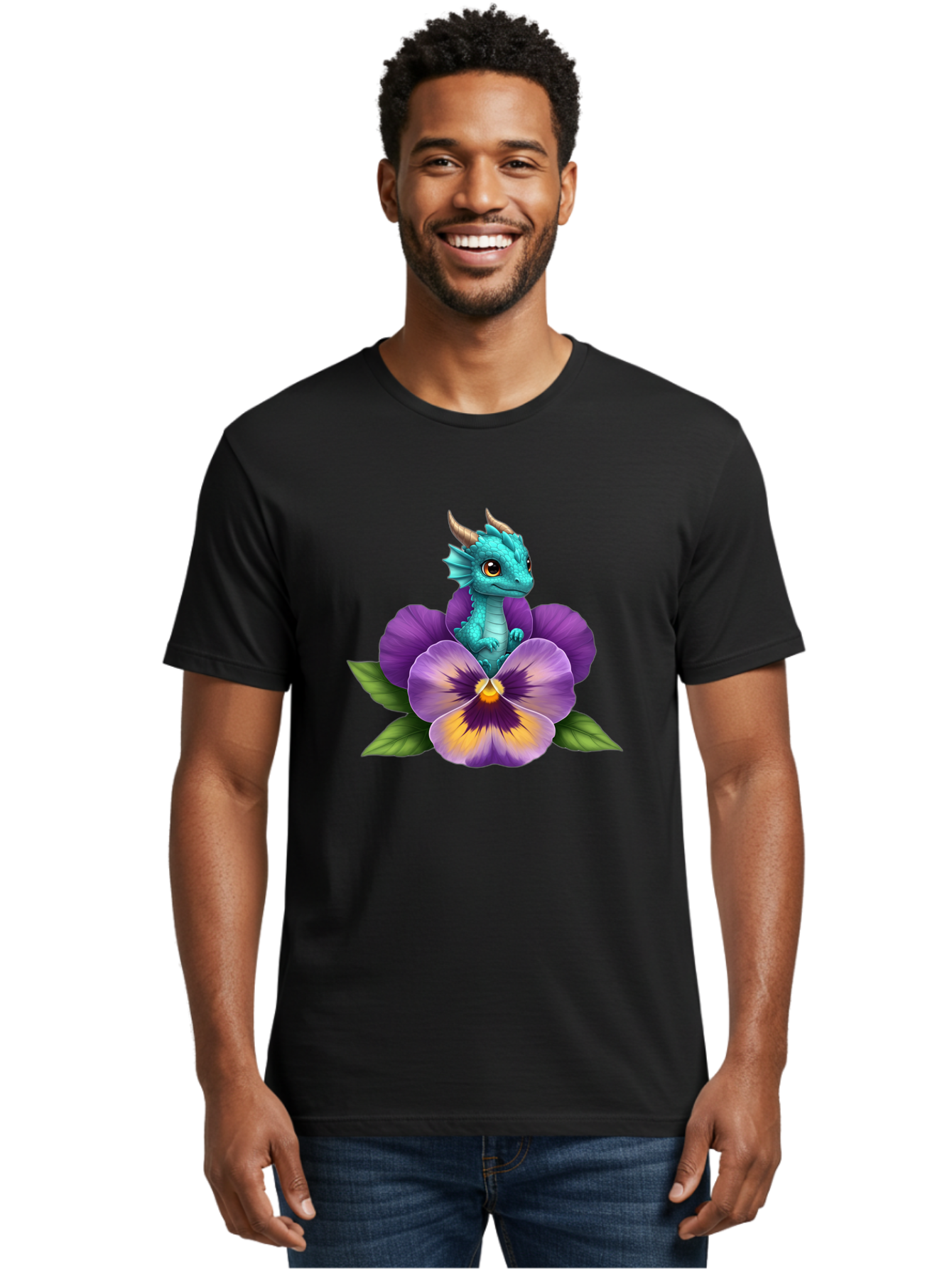 Baby-Dragon-On-Purple-Flower Men'S Graphic Tee, 100% Cotton, Comfortable Casual Summer Wear, Machine Washable, Vintage Camera, Old Camera, Antique Camera, Black Camera, Classic Photography, Photography Equipment, Nostalgic Device, Film Camera, Baj999 26