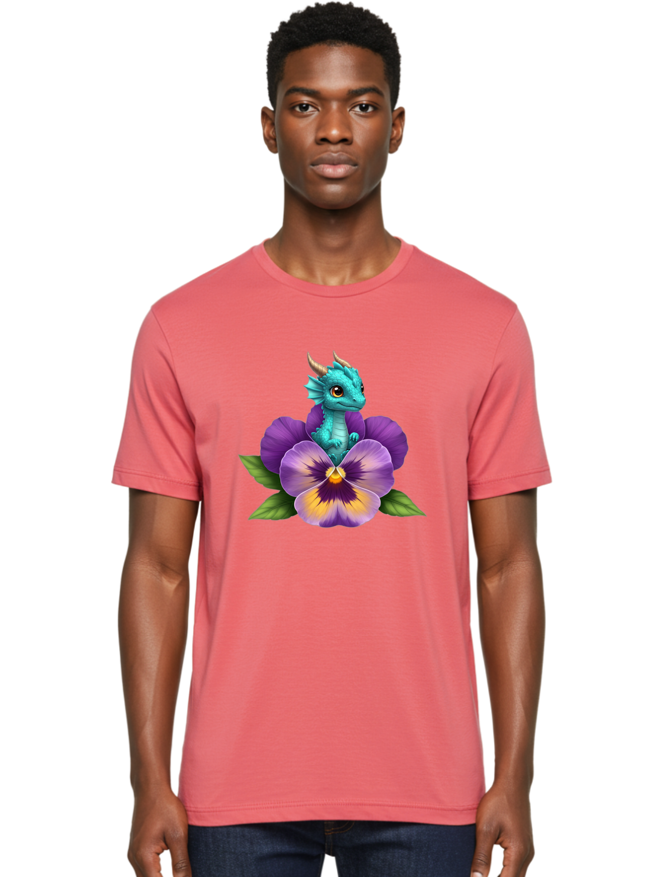 Baby-Dragon-On-Purple-Flower Men'S Graphic Tee, 100% Cotton, Comfortable Casual Summer Wear, Machine Washable, Vintage Camera, Old Camera, Antique Camera, Black Camera, Classic Photography, Photography Equipment, Nostalgic Device, Film Camera, Baj999 20