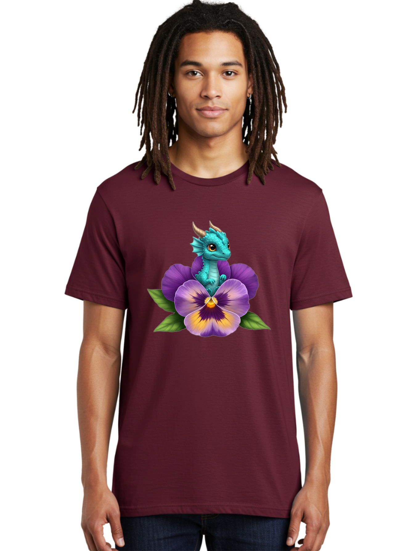 Baby-Dragon-On-Purple-Flower Men'S Graphic Tee, 100% Cotton, Comfortable Casual Summer Wear, Machine Washable, Vintage Camera, Old Camera, Antique Camera, Black Camera, Classic Photography, Photography Equipment, Nostalgic Device, Film Camera, Baj999 30