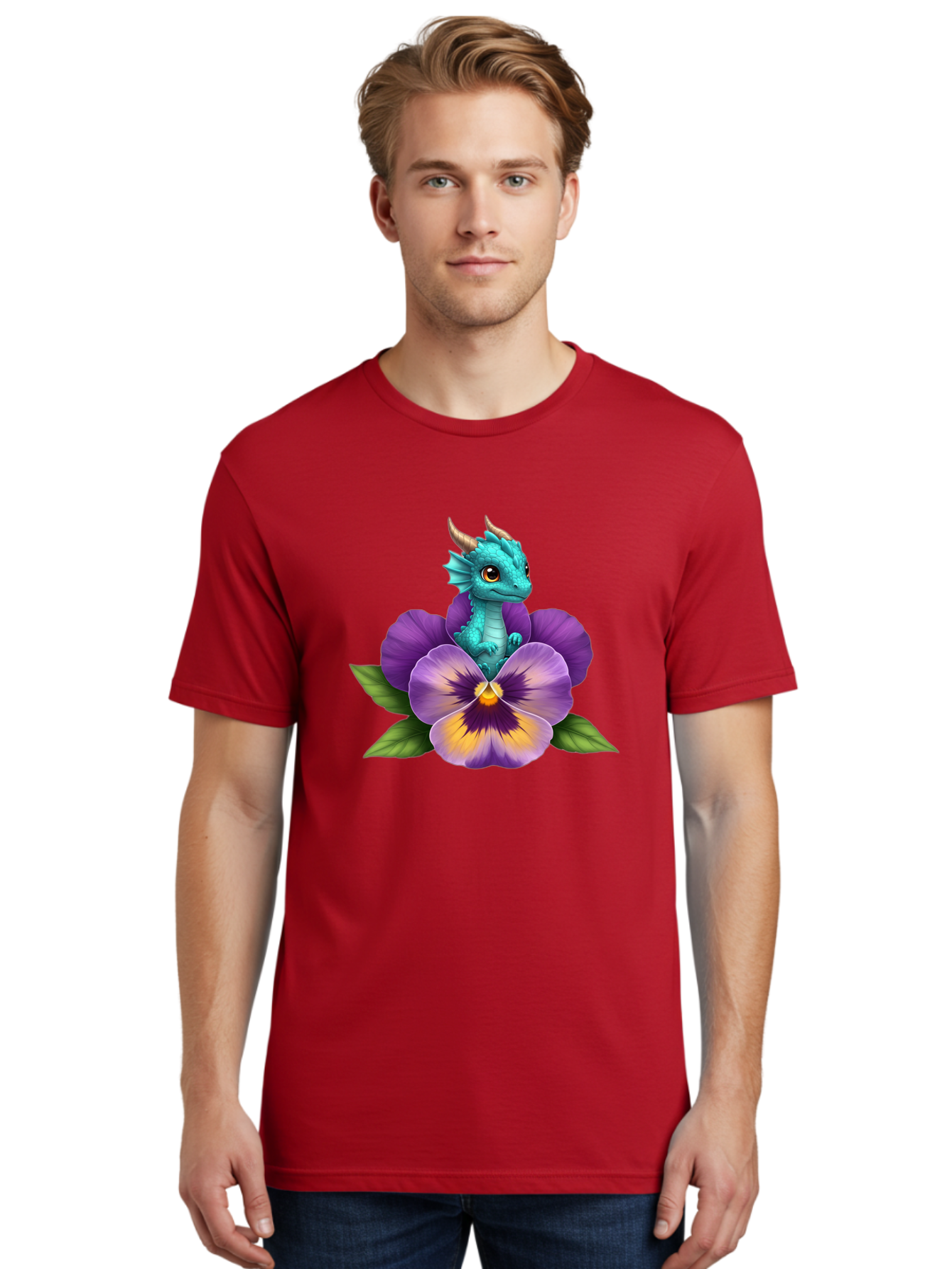 Baby-Dragon-On-Purple-Flower Men'S Graphic Tee, 100% Cotton, Comfortable Casual Summer Wear, Machine Washable, Vintage Camera, Old Camera, Antique Camera, Black Camera, Classic Photography, Photography Equipment, Nostalgic Device, Film Camera, Baj999 18