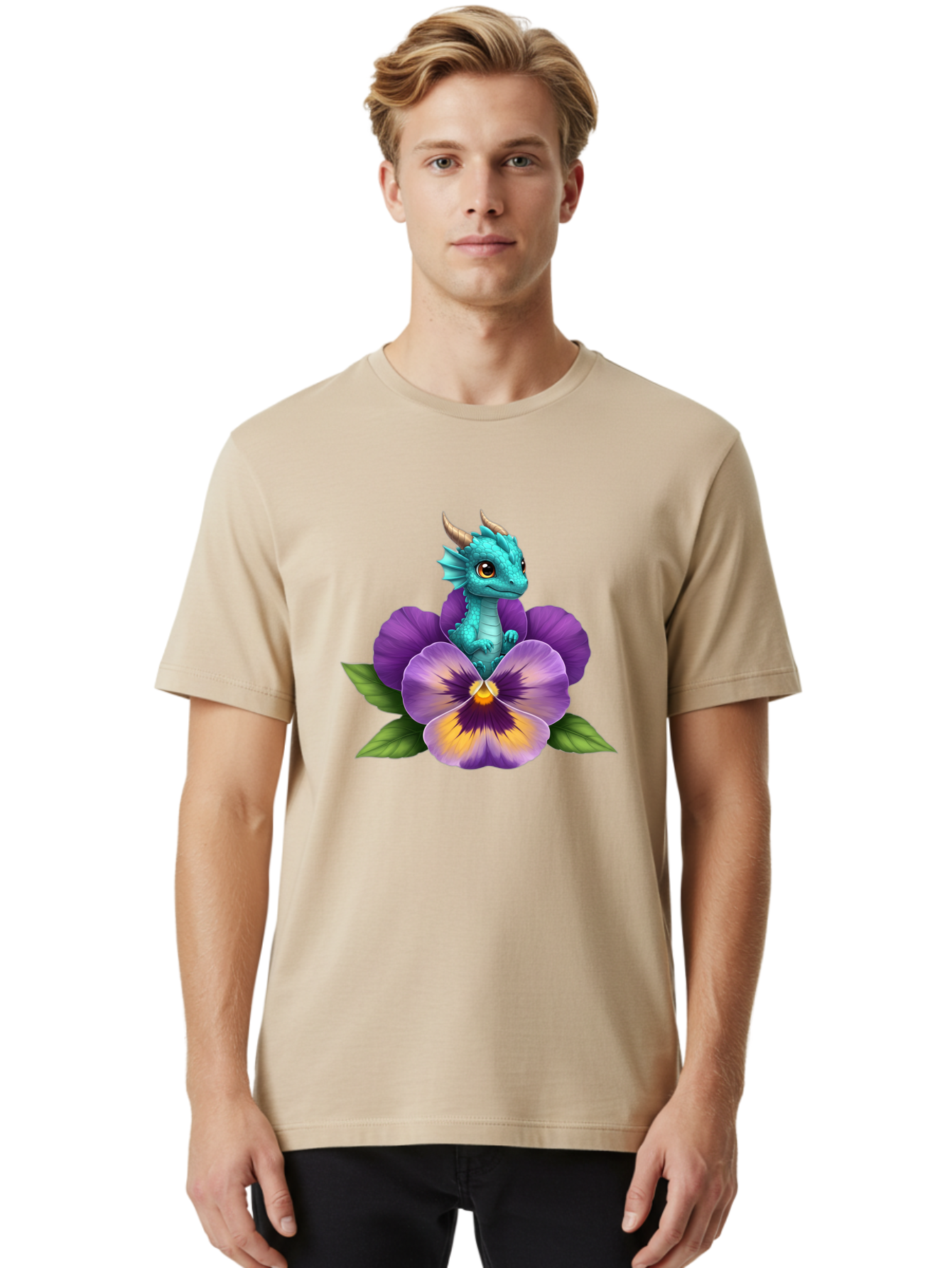 Baby-Dragon-On-Purple-Flower Men'S Graphic Tee, 100% Cotton, Comfortable Casual Summer Wear, Machine Washable, Vintage Camera, Old Camera, Antique Camera, Black Camera, Classic Photography, Photography Equipment, Nostalgic Device, Film Camera, Baj999 8