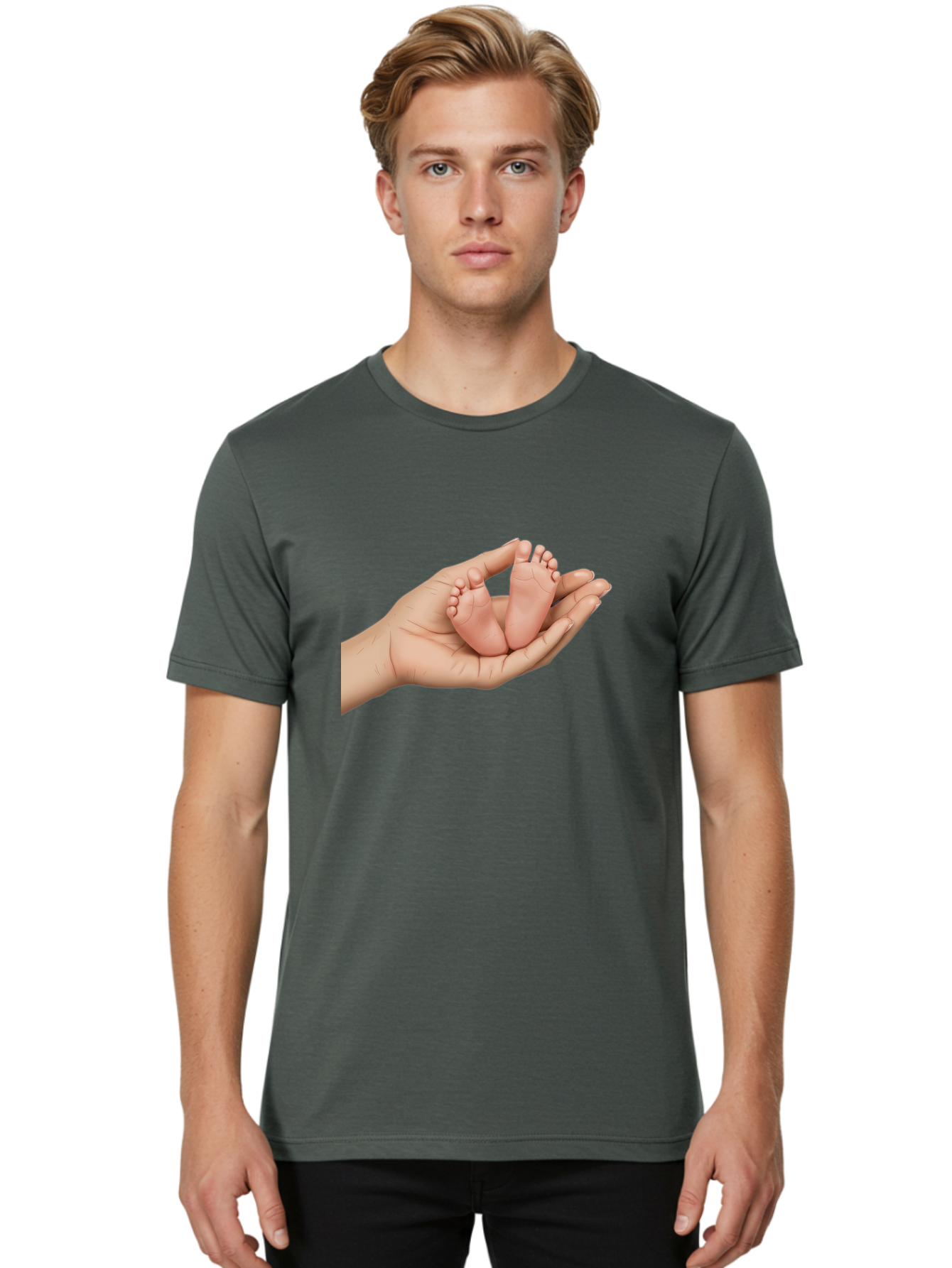 Baby-Feet-1 Men'S Graphic Tee, 100% Cotton, Comfortable Casual Summer Wear, Machine Washable, Vintage Camera, Old Camera, Antique Camera, Black Camera, Classic Photography, Photography Equipment, Nostalgic Device, Film Camera, Camera Art Bak001 26
