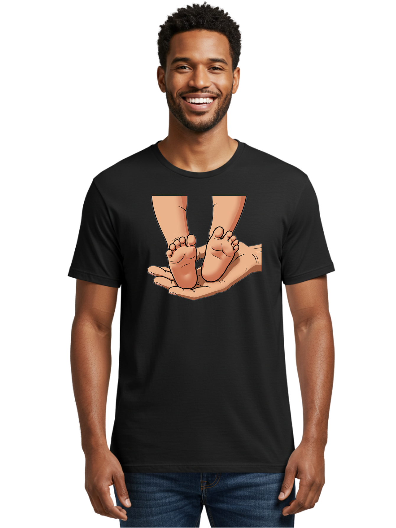 Baby-Feet-2 Men'S Graphic Tee, 100% Cotton, Comfortable Casual Summer Wear, Machine Washable, Vintage Camera, Old Camera, Antique Camera, Black Camera, Classic Photography, Photography Equipment, Nostalgic Device, Film Camera, Camera Art Bak002 29