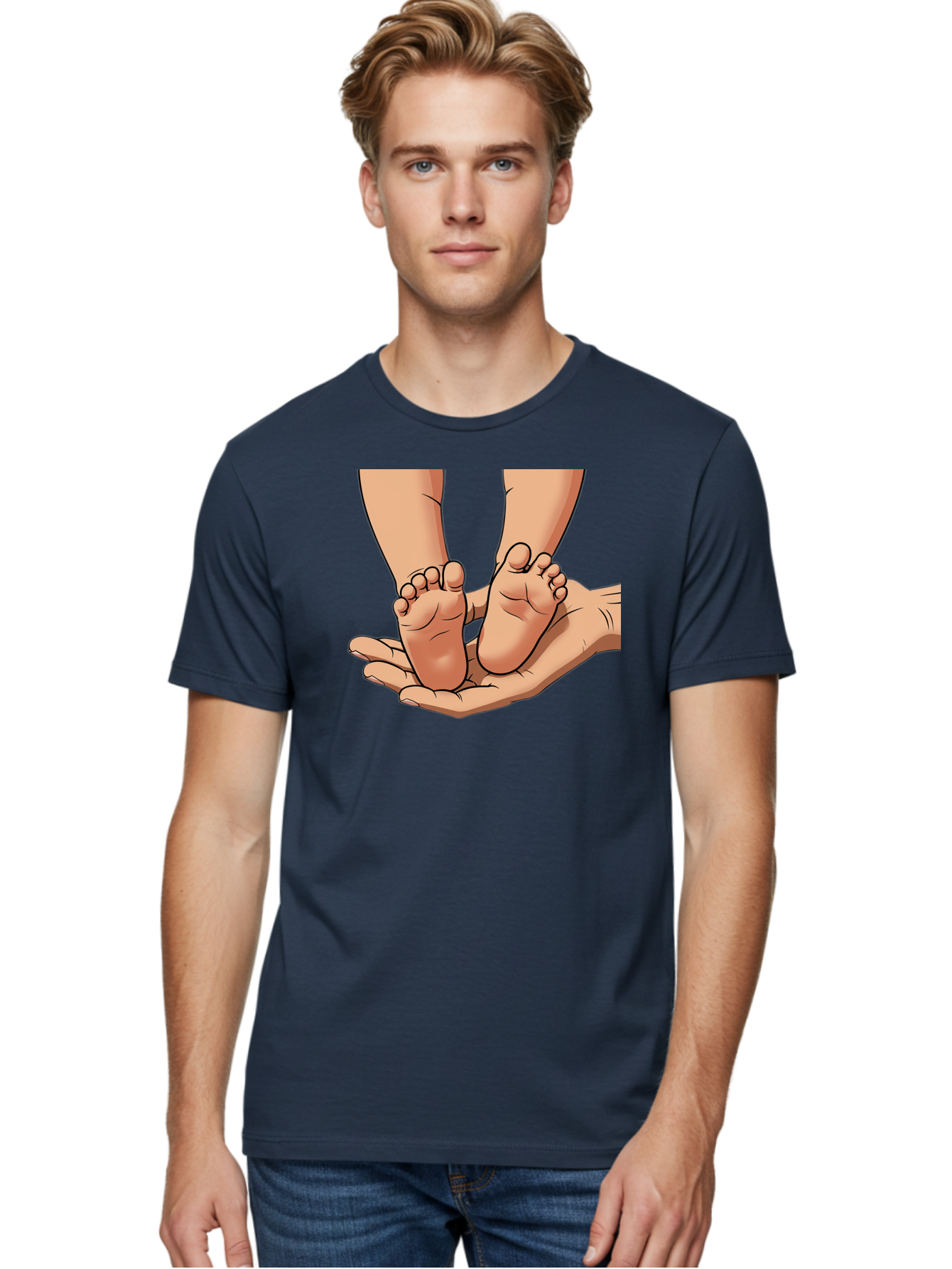 Baby-Feet-2 Men'S Graphic Tee, 100% Cotton, Comfortable Casual Summer Wear, Machine Washable, Vintage Camera, Old Camera, Antique Camera, Black Camera, Classic Photography, Photography Equipment, Nostalgic Device, Film Camera, Camera Art Bak002 17