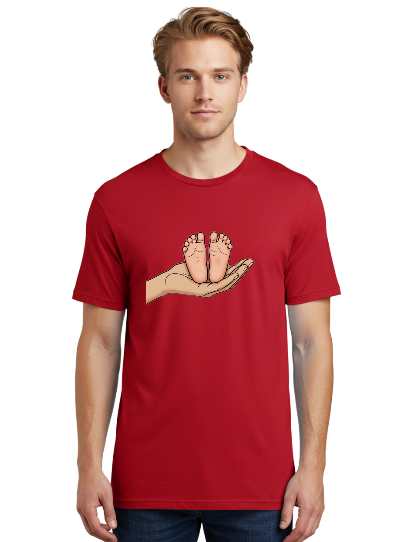 Baby-Feet-3 Men'S Graphic Tee, 100% Cotton, Comfortable Casual Summer Wear, Machine Washable, Vintage Camera, Old Camera, Antique Camera, Black Camera, Classic Photography, Photography Equipment, Nostalgic Device, Film Camera, Camera Art Bak003 19
