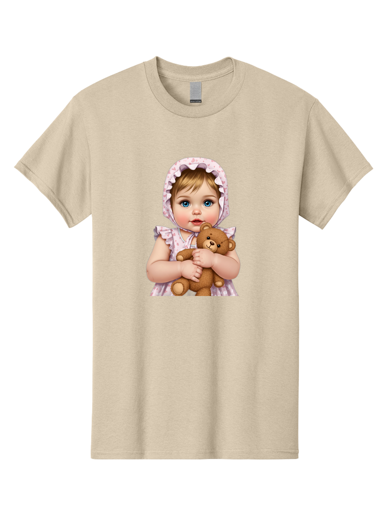 Baby-Girl-Hugging-Teddy Men'S Graphic Tee, 100% Cotton, Comfortable Casual Summer Wear, Machine Washable, Vintage Camera, Old Camera, Antique Camera, Black Camera, Classic Photography, Photography Equipment, Nostalgic Device, Film Camera, Bak007 9