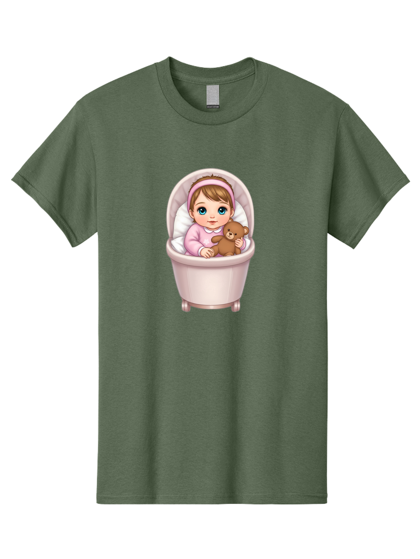 Baby-Girl-With-Teddy-2 Men'S Graphic Tee, 100% Cotton, Comfortable Casual Summer Wear, Machine Washable, Vintage Camera, Old Camera, Antique Camera, Black Camera, Classic Photography, Photography Equipment, Nostalgic Device, Film Camera, Bak009 11