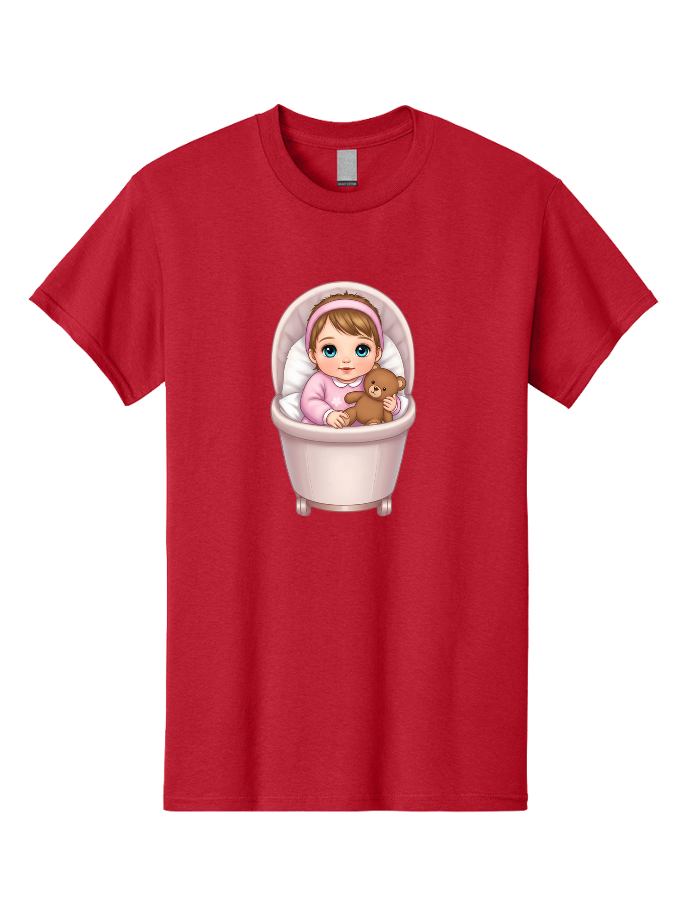 Baby-Girl-With-Teddy-2 Men'S Graphic Tee, 100% Cotton, Comfortable Casual Summer Wear, Machine Washable, Vintage Camera, Old Camera, Antique Camera, Black Camera, Classic Photography, Photography Equipment, Nostalgic Device, Film Camera, Bak009 12