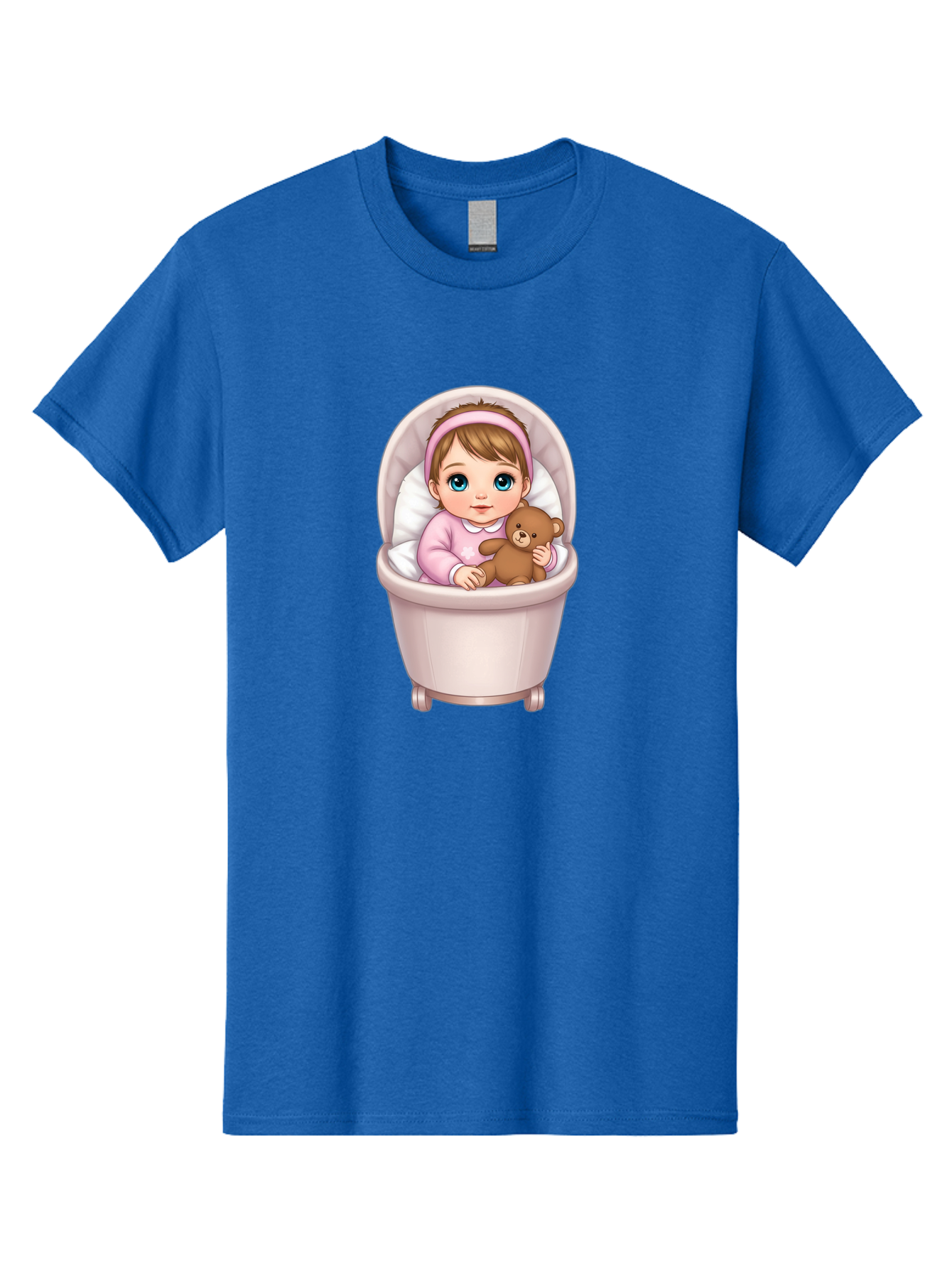 Baby-Girl-With-Teddy-2 Men'S Graphic Tee, 100% Cotton, Comfortable Casual Summer Wear, Machine Washable, Vintage Camera, Old Camera, Antique Camera, Black Camera, Classic Photography, Photography Equipment, Nostalgic Device, Film Camera, Bak009 2