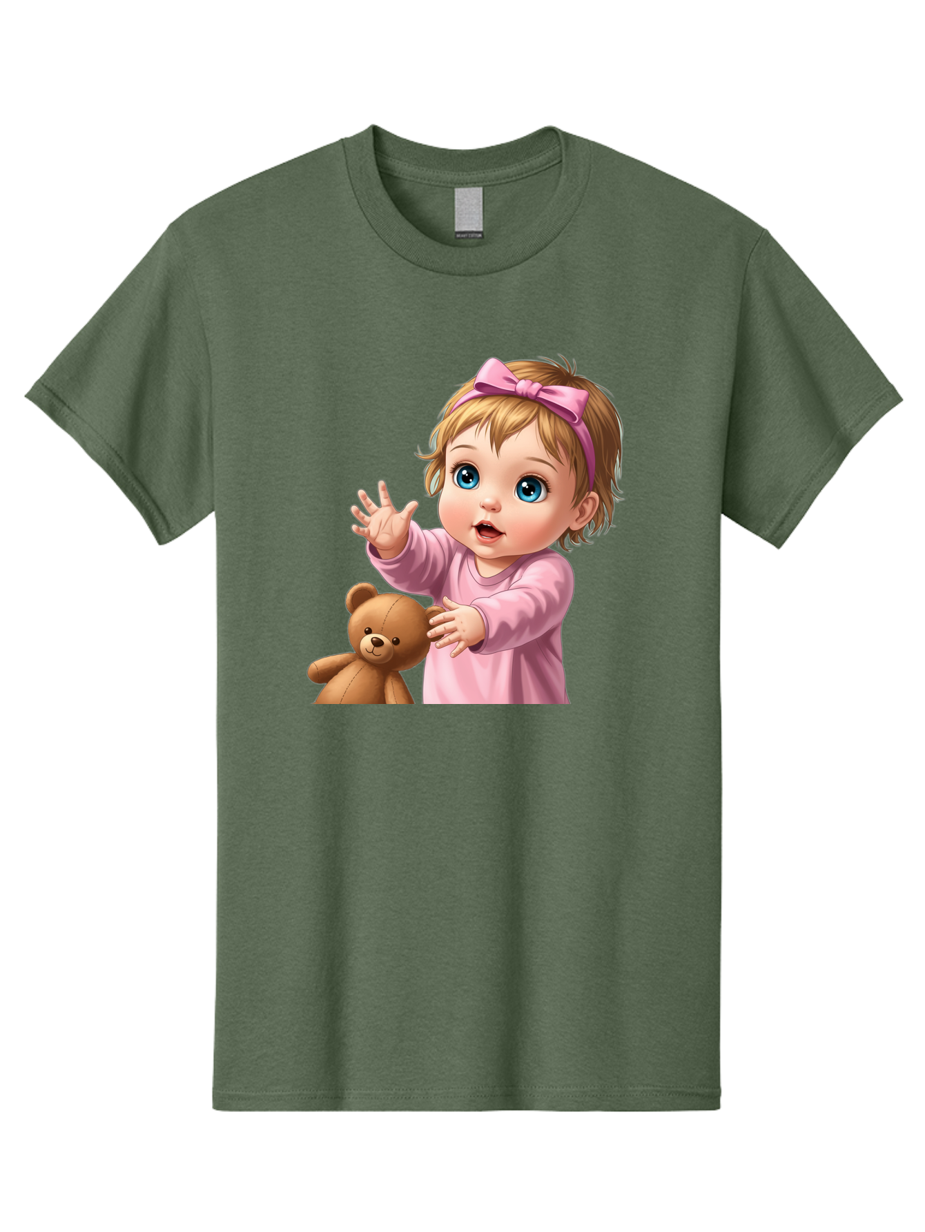 Baby-Girl-With-Teddy-3 Men'S Graphic Tee, 100% Cotton, Comfortable Casual Summer Wear, Machine Washable, Vintage Camera, Old Camera, Antique Camera, Black Camera, Classic Photography, Photography Equipment, Nostalgic Device, Film Camera, Bak010 15