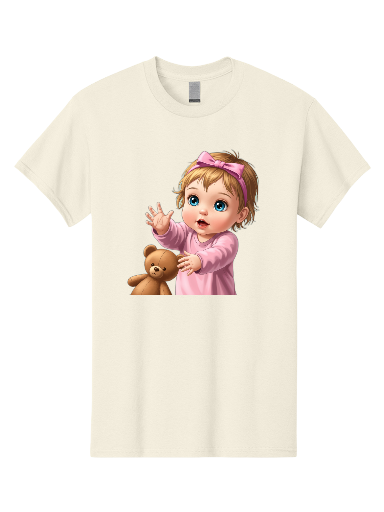 Baby-Girl-With-Teddy-3 Men'S Graphic Tee, 100% Cotton, Comfortable Casual Summer Wear, Machine Washable, Vintage Camera, Old Camera, Antique Camera, Black Camera, Classic Photography, Photography Equipment, Nostalgic Device, Film Camera, Bak010 10