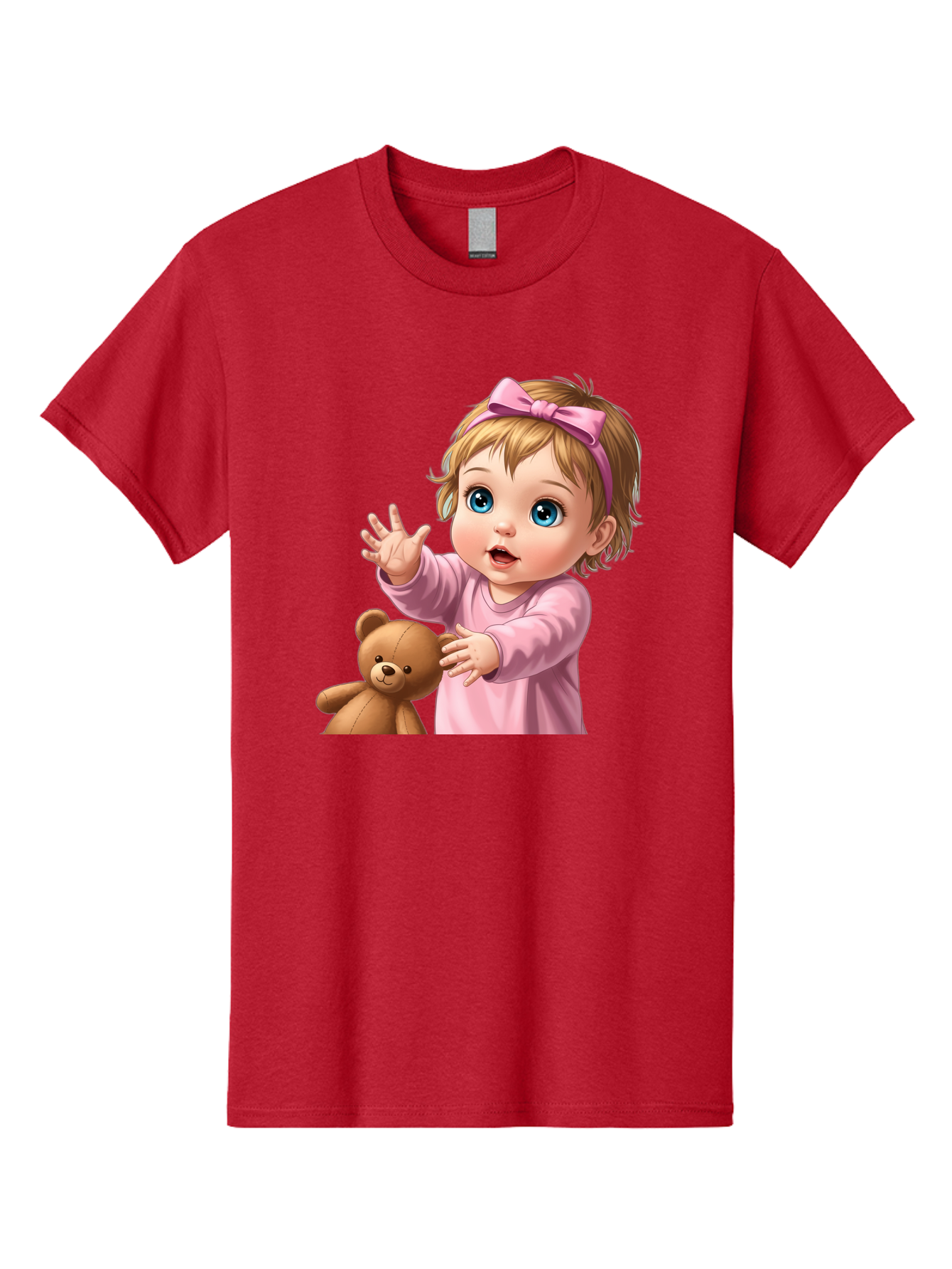 Baby-Girl-With-Teddy-3 Men'S Graphic Tee, 100% Cotton, Comfortable Casual Summer Wear, Machine Washable, Vintage Camera, Old Camera, Antique Camera, Black Camera, Classic Photography, Photography Equipment, Nostalgic Device, Film Camera, Bak010 4