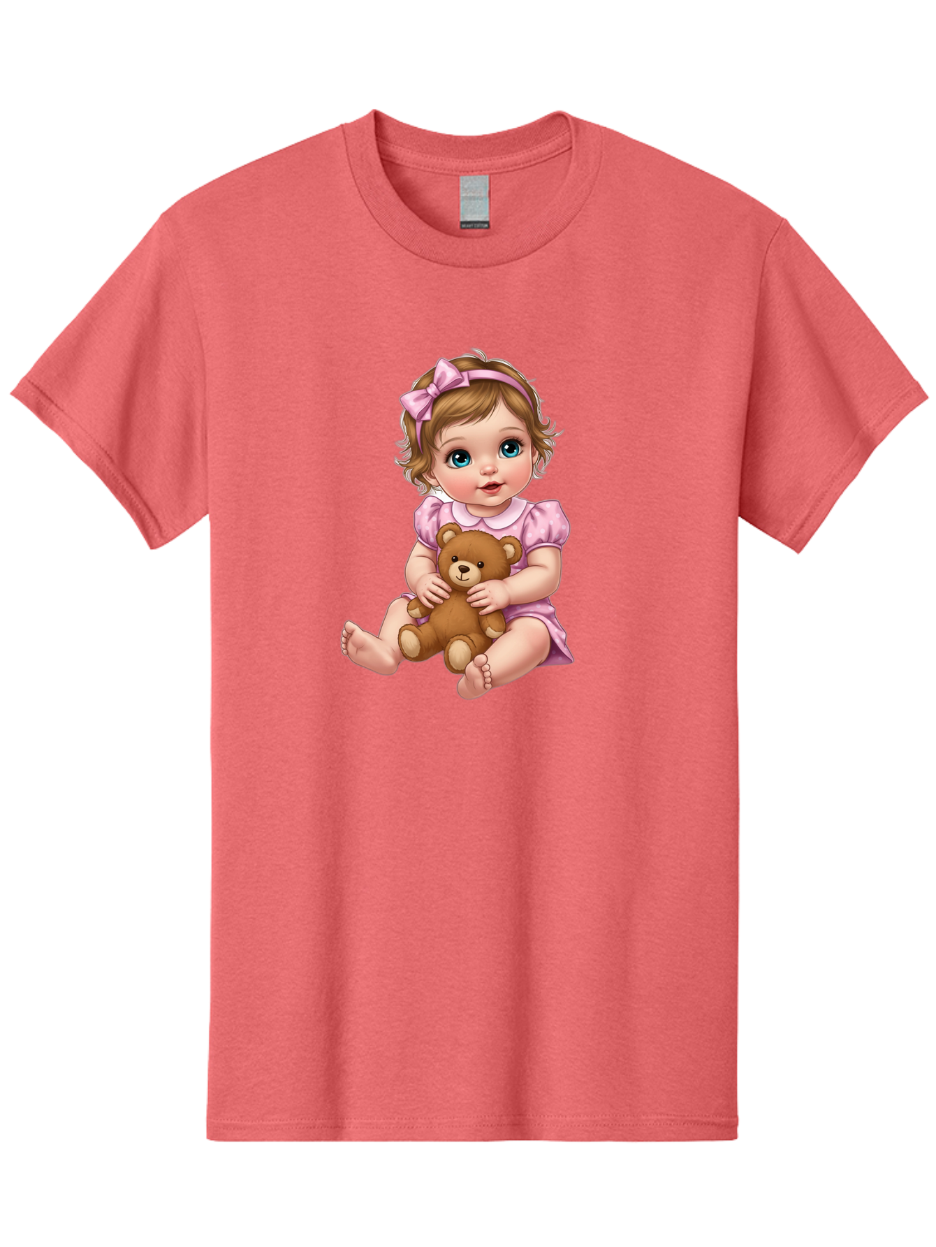Baby-Girl-With-Teddy-Bear-1 Men'S Graphic Tee, 100% Cotton, Comfortable Casual Summer Wear, Machine Washable, Vintage Camera, Old Camera, Antique Camera, Black Camera, Classic Photography, Photography Equipment, Nostalgic Device, Film Camera, Bak011 6