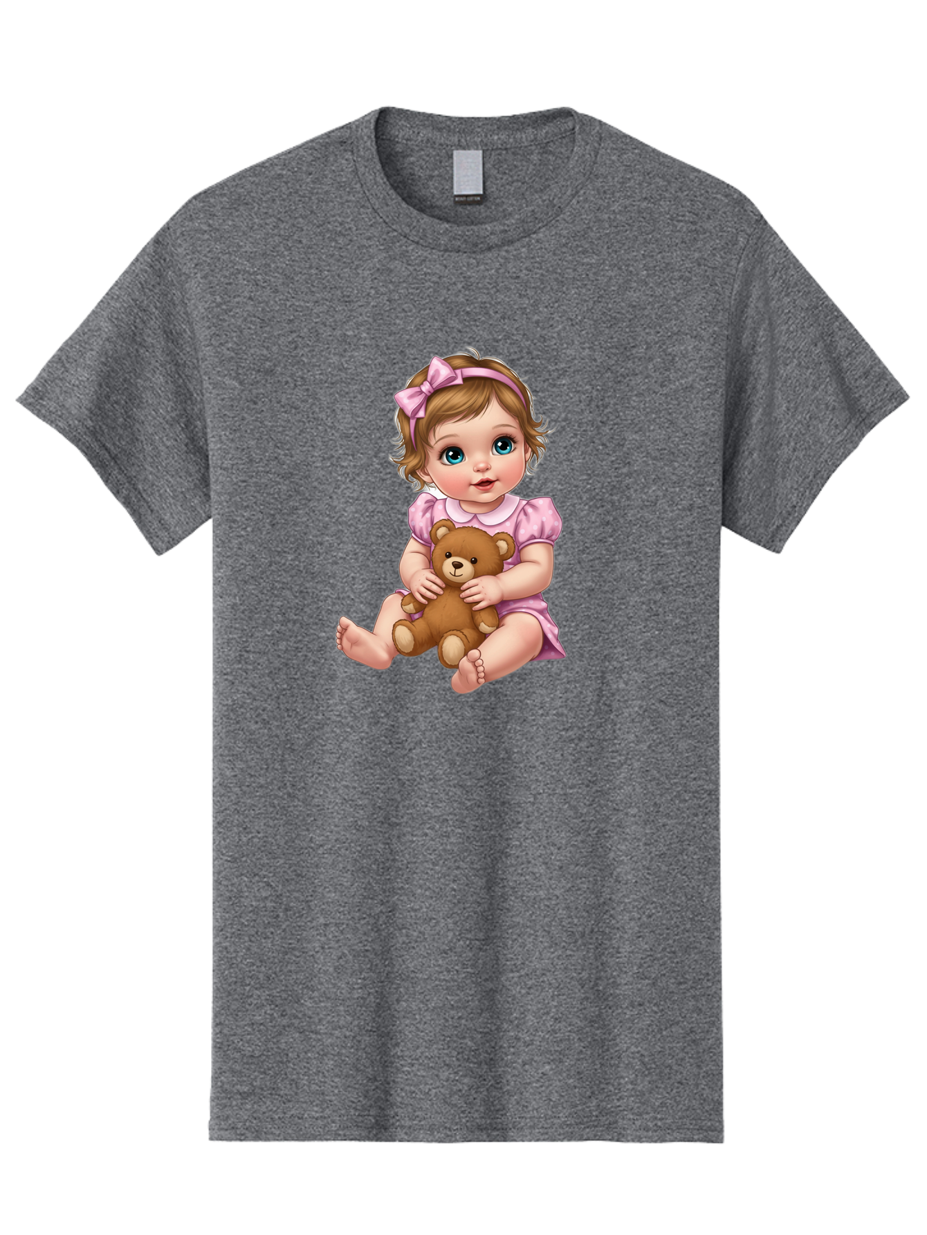 Baby-Girl-With-Teddy-Bear-1 Men'S Graphic Tee, 100% Cotton, Comfortable Casual Summer Wear, Machine Washable, Vintage Camera, Old Camera, Antique Camera, Black Camera, Classic Photography, Photography Equipment, Nostalgic Device, Film Camera, Bak011 10