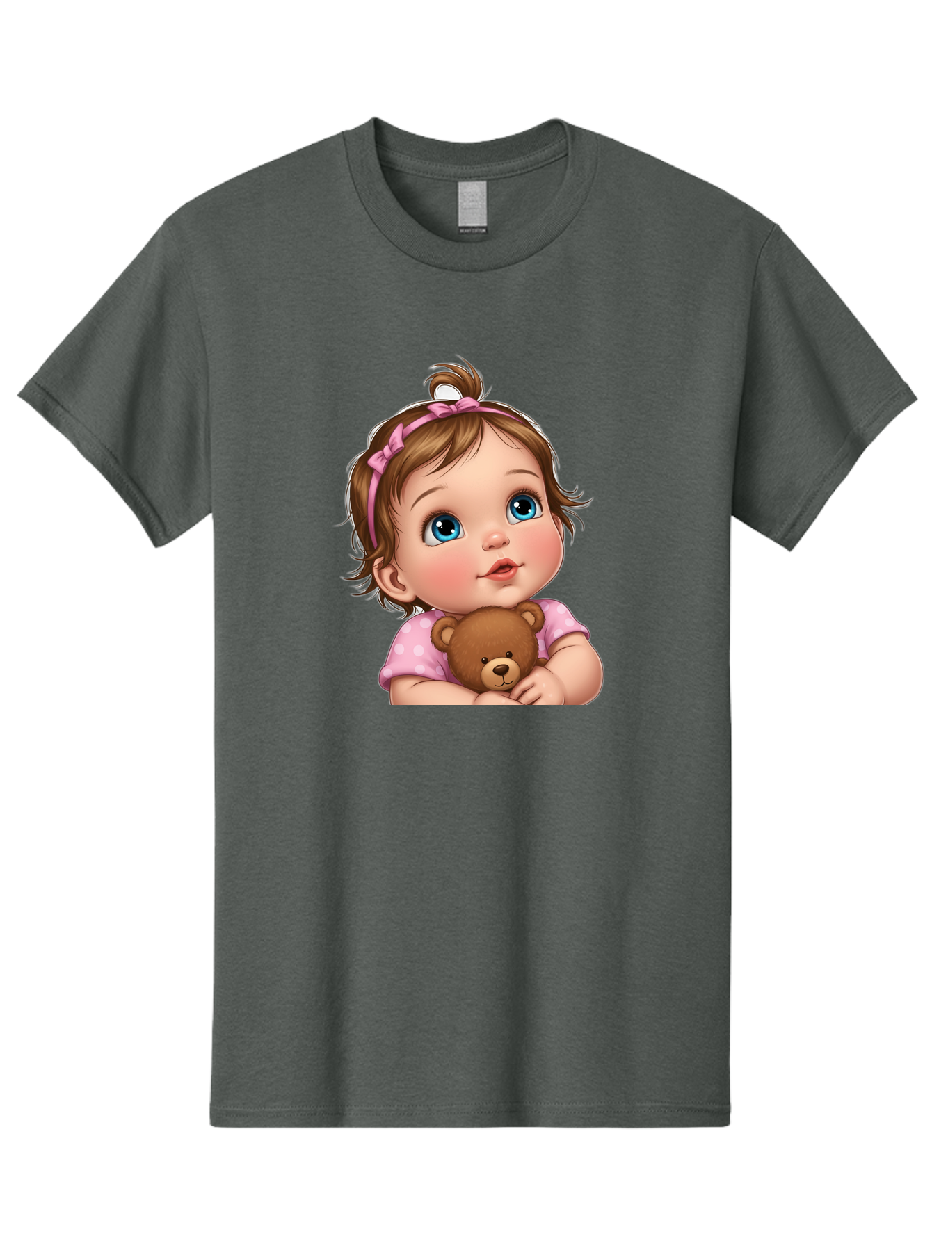 Baby-Girl-With-Teddy-Bear-2 Men'S Graphic Tee, 100% Cotton, Comfortable Casual Summer Wear, Machine Washable, Vintage Camera, Old Camera, Antique Camera, Black Camera, Classic Photography, Photography Equipment, Nostalgic Device, Film Camera, Bak012 14