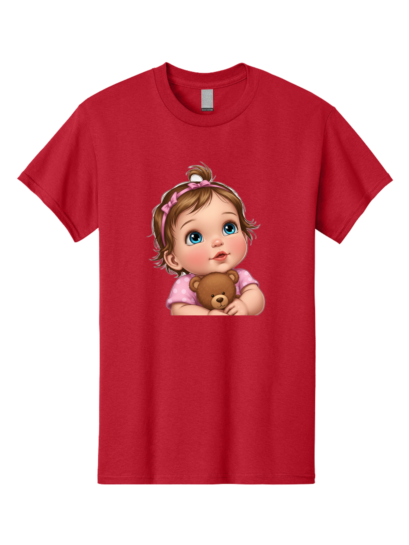 Baby-Girl-With-Teddy-Bear-2 Men'S Graphic Tee, 100% Cotton, Comfortable Casual Summer Wear, Machine Washable, Vintage Camera, Old Camera, Antique Camera, Black Camera, Classic Photography, Photography Equipment, Nostalgic Device, Film Camera, Bak012 9