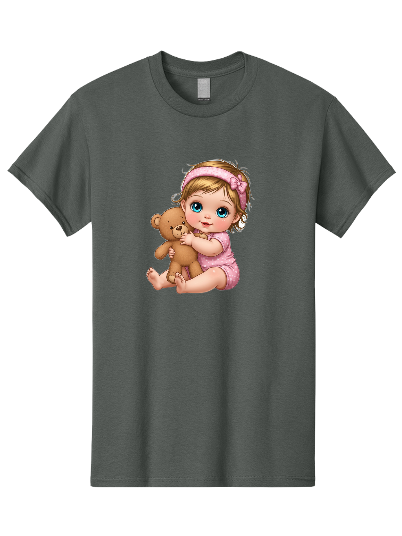 Baby-Girl-With-Teddy-Bear Men'S Graphic Tee, 100% Cotton, Comfortable Casual Summer Wear, Machine Washable, Vintage Camera, Old Camera, Antique Camera, Black Camera, Classic Photography, Photography Equipment, Nostalgic Device, Film Camera, Bak013 6
