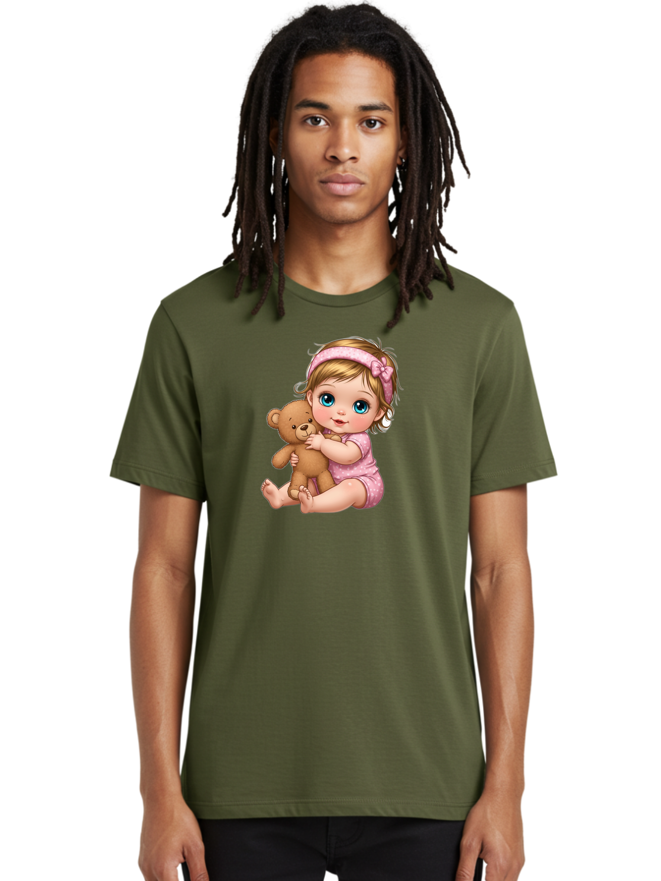 Baby-Girl-With-Teddy-Bear Men'S Graphic Tee, 100% Cotton, Comfortable Casual Summer Wear, Machine Washable, Vintage Camera, Old Camera, Antique Camera, Black Camera, Classic Photography, Photography Equipment, Nostalgic Device, Film Camera, Bak013 27