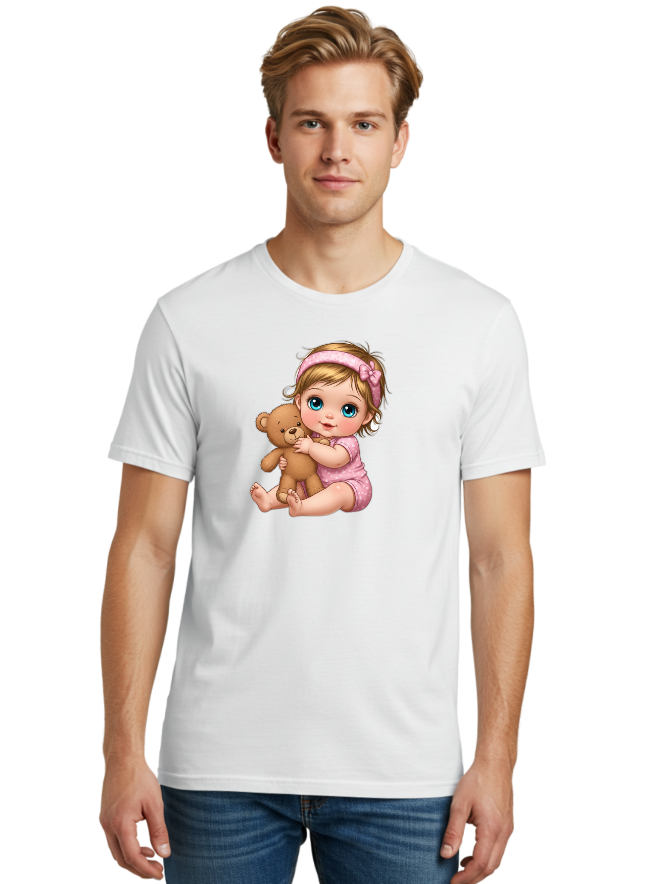 Baby-Girl-With-Teddy-Bear Men'S Graphic Tee, 100% Cotton, Comfortable Casual Summer Wear, Machine Washable, Vintage Camera, Old Camera, Antique Camera, Black Camera, Classic Photography, Photography Equipment, Nostalgic Device, Film Camera, Bak013 26