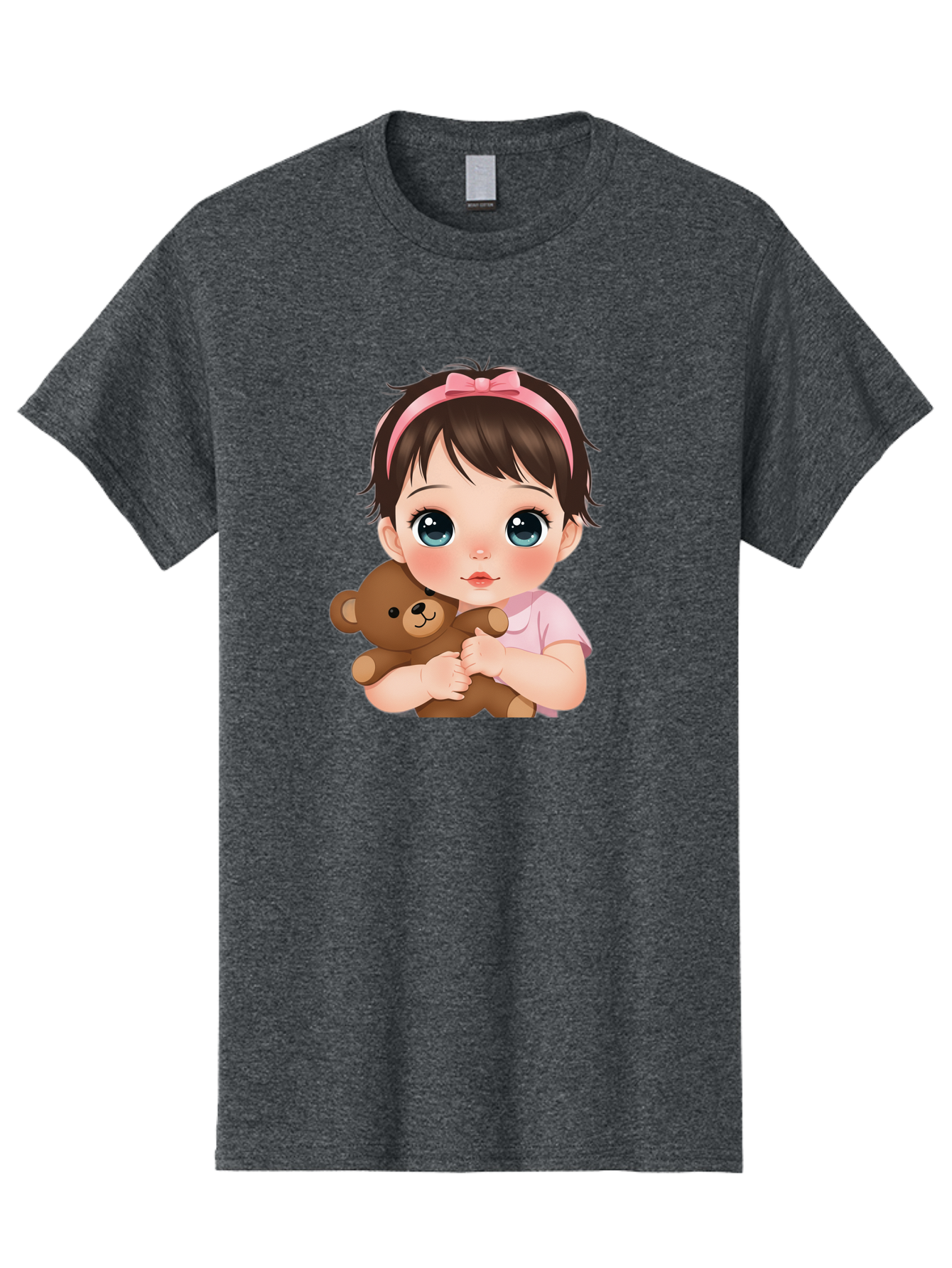 Baby-Girl-With-Teddy Men'S Graphic Tee, 100% Cotton, Comfortable Casual Summer Wear, Machine Washable, Vintage Camera, Old Camera, Antique Camera, Black Camera, Classic Photography, Photography Equipment, Nostalgic Device, Film Camera, Bak014 12