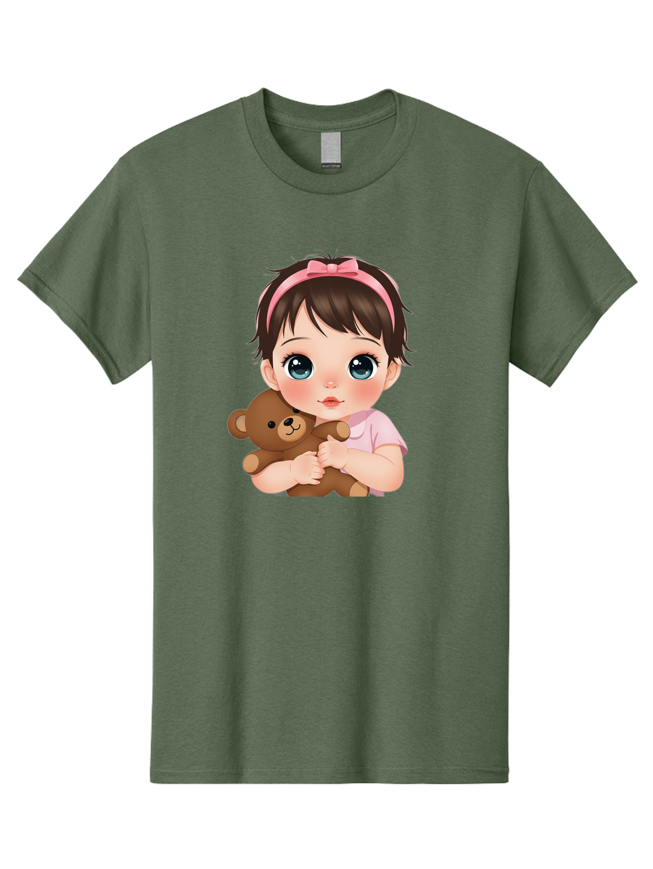 Baby-Girl-With-Teddy Men'S Graphic Tee, 100% Cotton, Comfortable Casual Summer Wear, Machine Washable, Vintage Camera, Old Camera, Antique Camera, Black Camera, Classic Photography, Photography Equipment, Nostalgic Device, Film Camera, Bak014 10