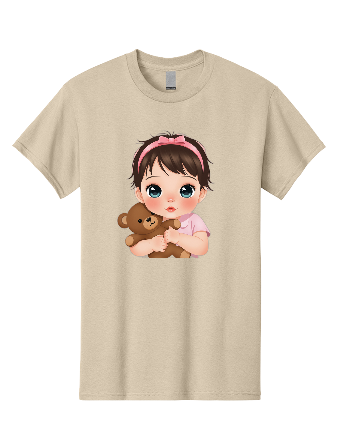 Baby-Girl-With-Teddy Men'S Graphic Tee, 100% Cotton, Comfortable Casual Summer Wear, Machine Washable, Vintage Camera, Old Camera, Antique Camera, Black Camera, Classic Photography, Photography Equipment, Nostalgic Device, Film Camera, Bak014 13