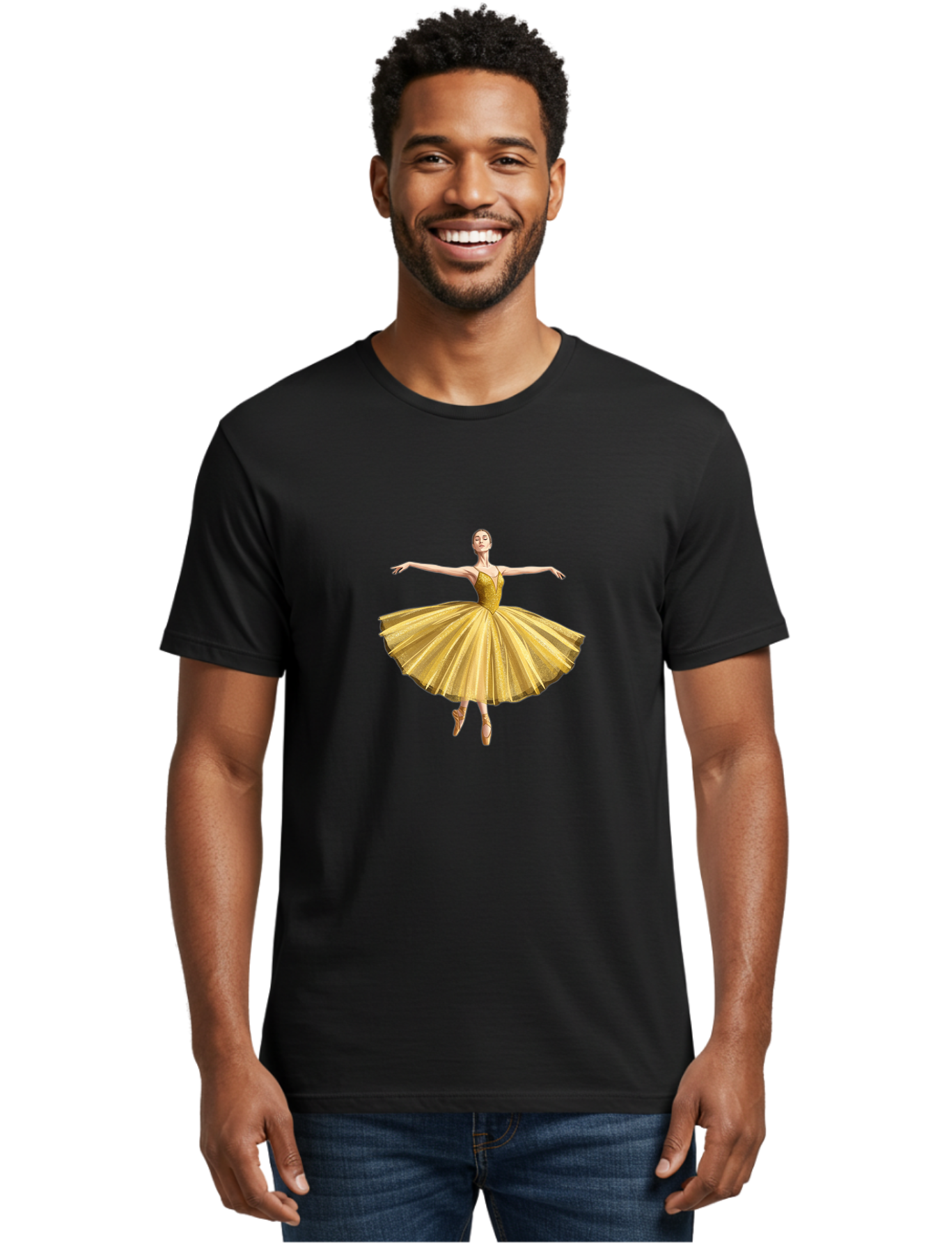 Ballerina-In-Gold-Tutu Men'S Graphic Tee, 100% Cotton, Comfortable Casual Summer Wear, Machine Washable, Vintage Camera, Old Camera, Antique Camera, Black Camera, Classic Photography, Photography Equipment, Nostalgic Device, Film Camera, Bak021 25