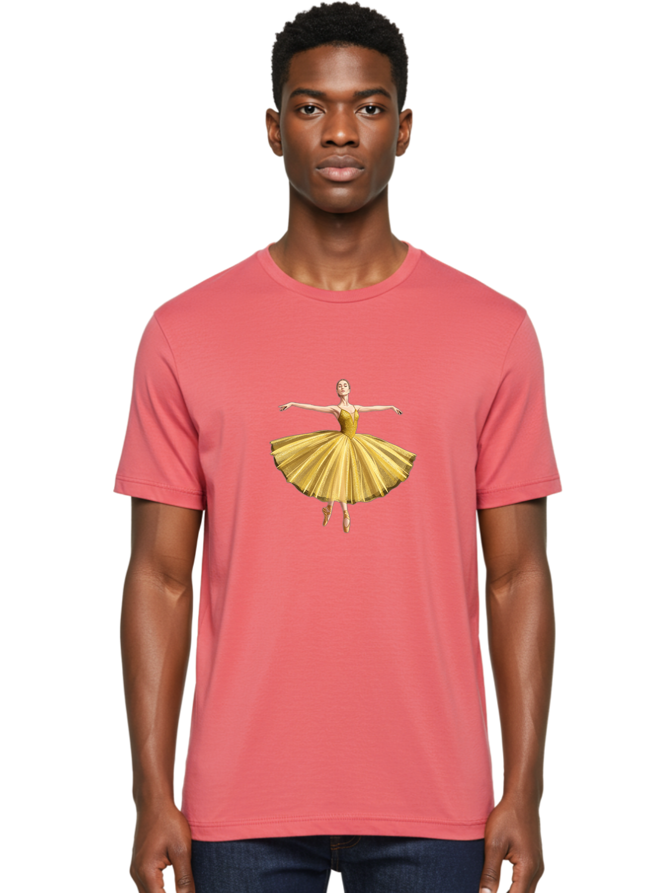 Ballerina-In-Gold-Tutu Men'S Graphic Tee, 100% Cotton, Comfortable Casual Summer Wear, Machine Washable, Vintage Camera, Old Camera, Antique Camera, Black Camera, Classic Photography, Photography Equipment, Nostalgic Device, Film Camera, Bak021 22